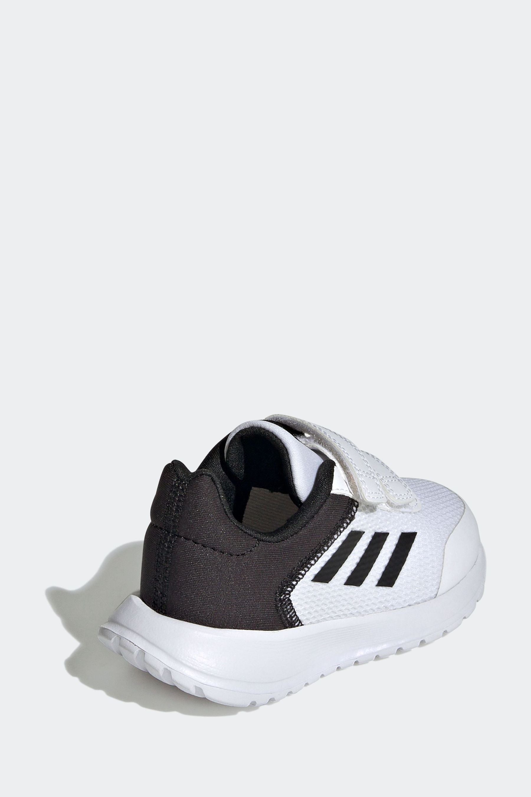 adidas White/Black Infant Sportswear Tensaur Run Trainers