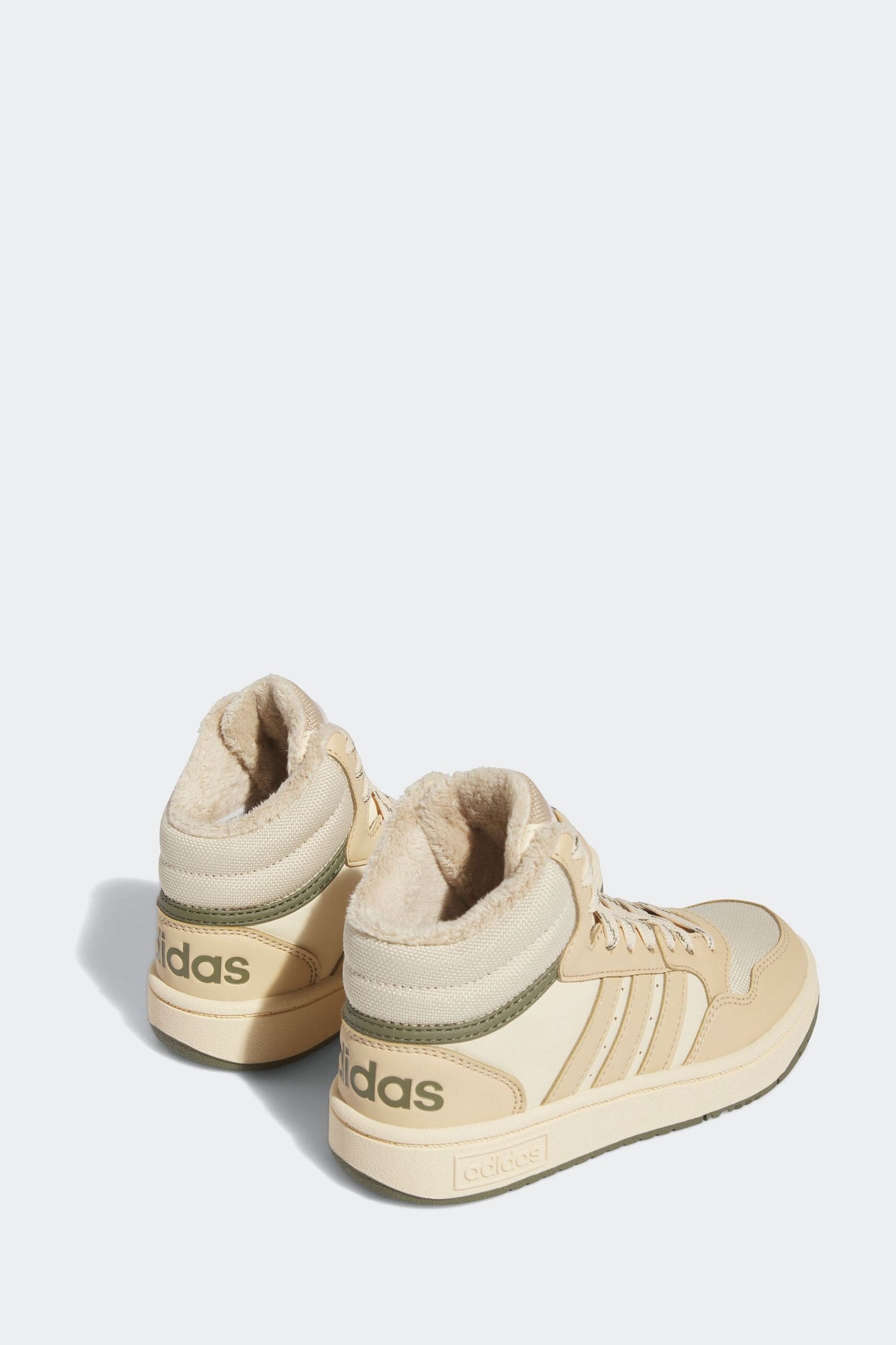 adidas Brown Kids Sportswear Hoops Mid 3.0 Trainers