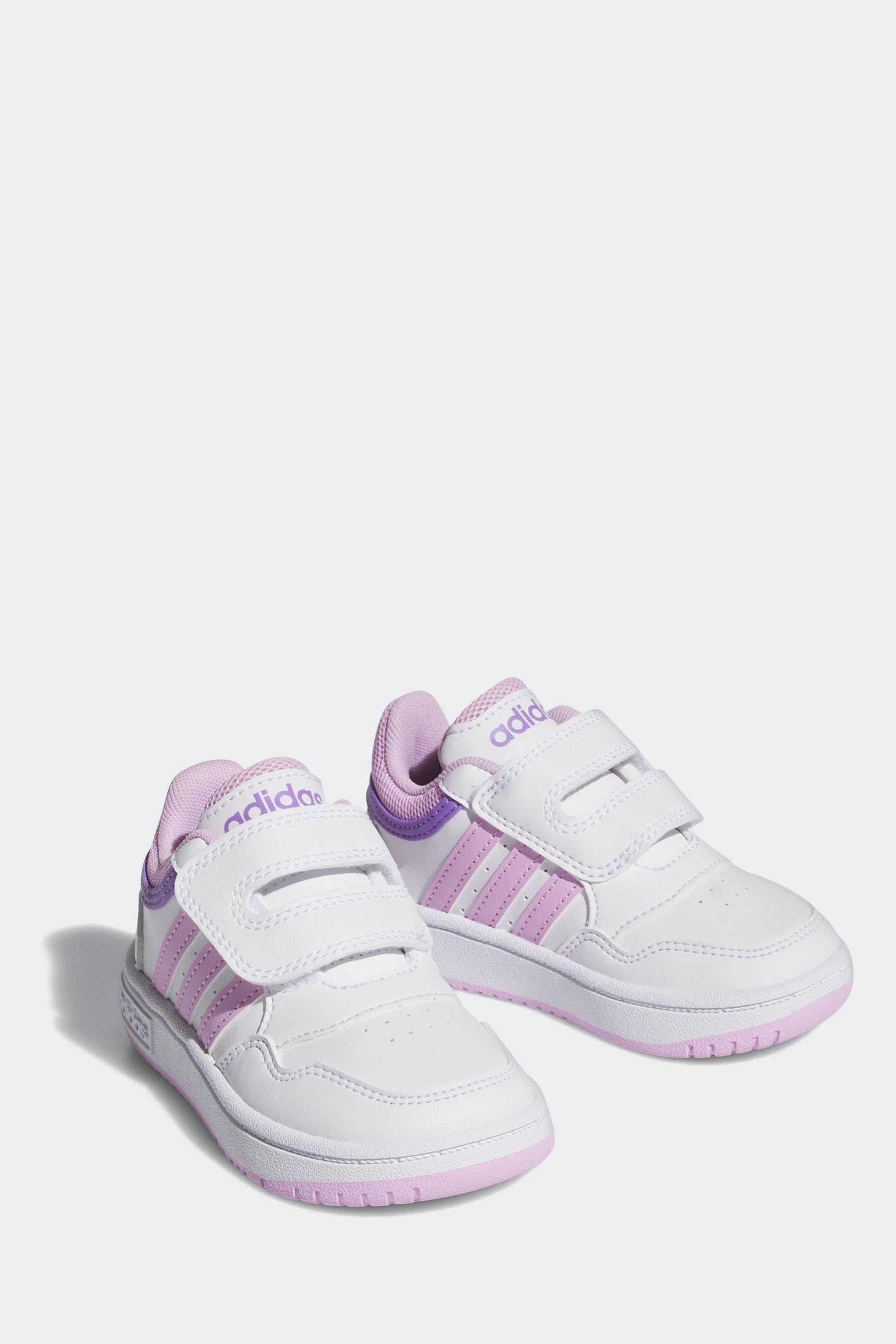 adidas Cream White Hoops Shoes