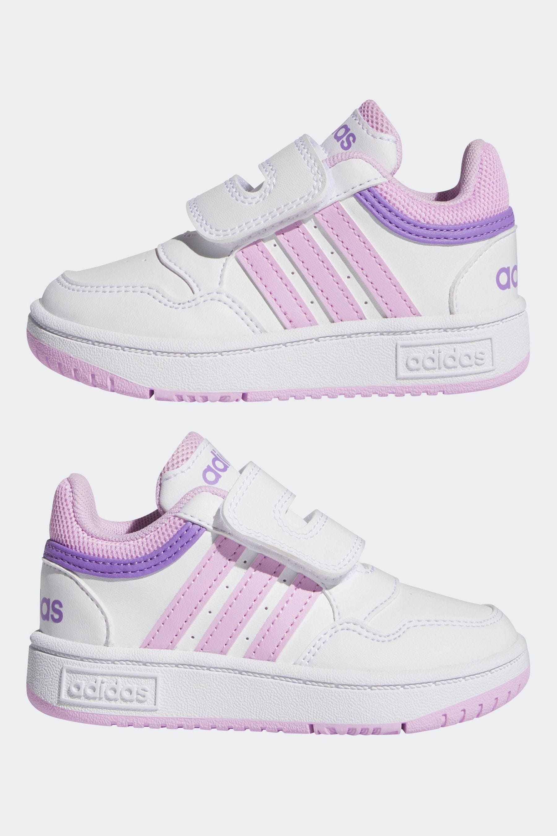 adidas Cream White Hoops Shoes