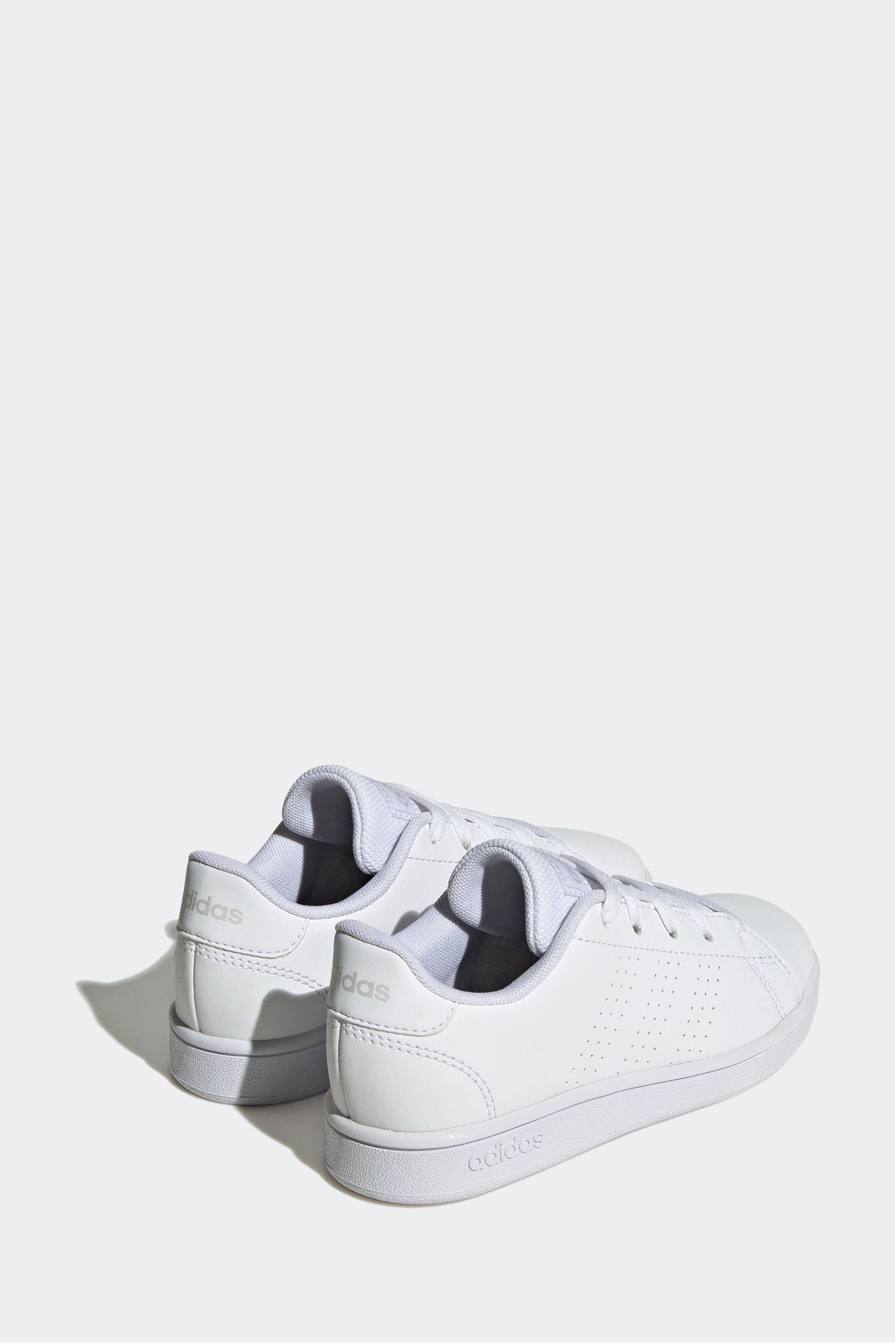 White adidas Sportswear Advantage Lifestyle Court Lace Trainers