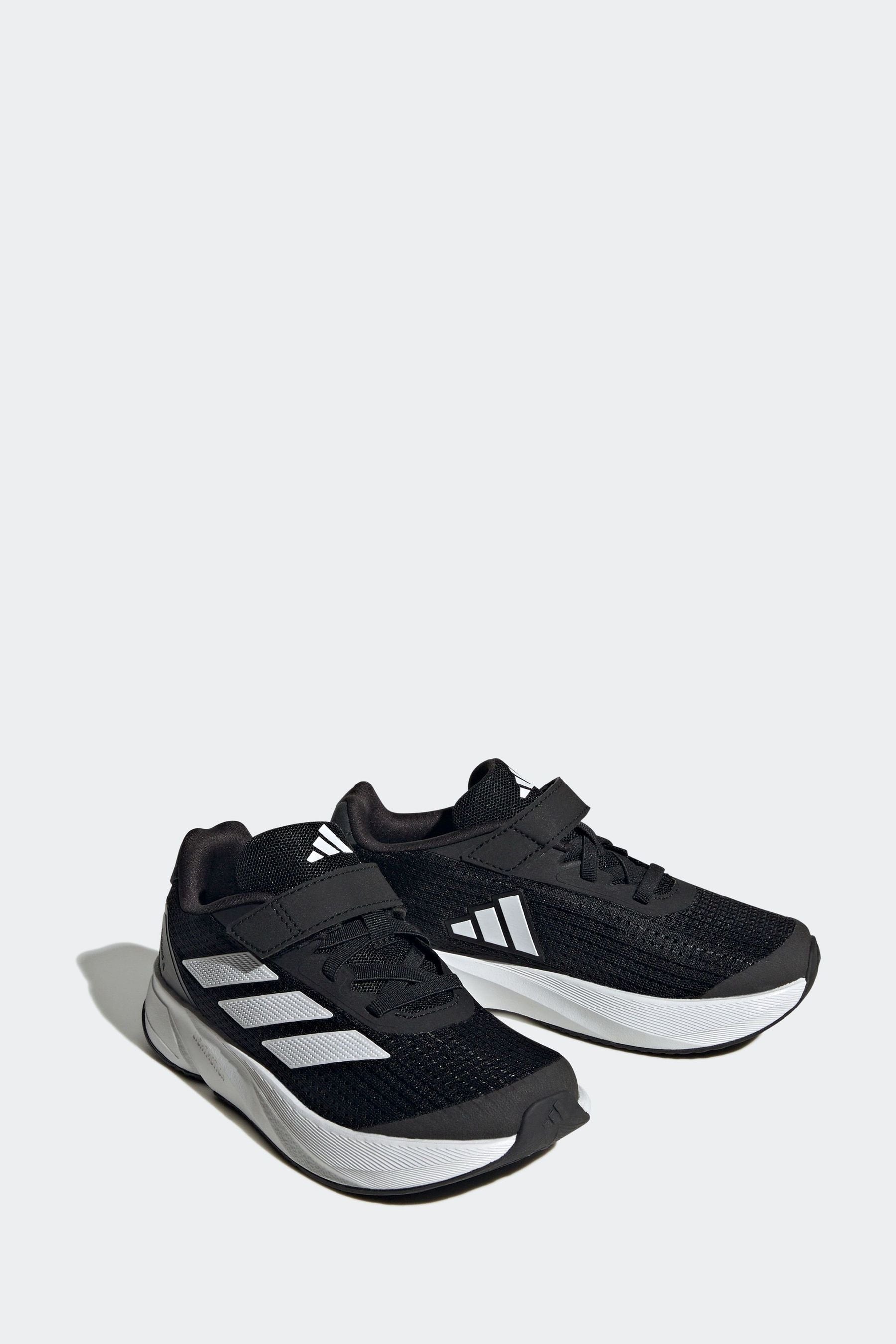 adidas Black/White Kids Duramo SL Trainers