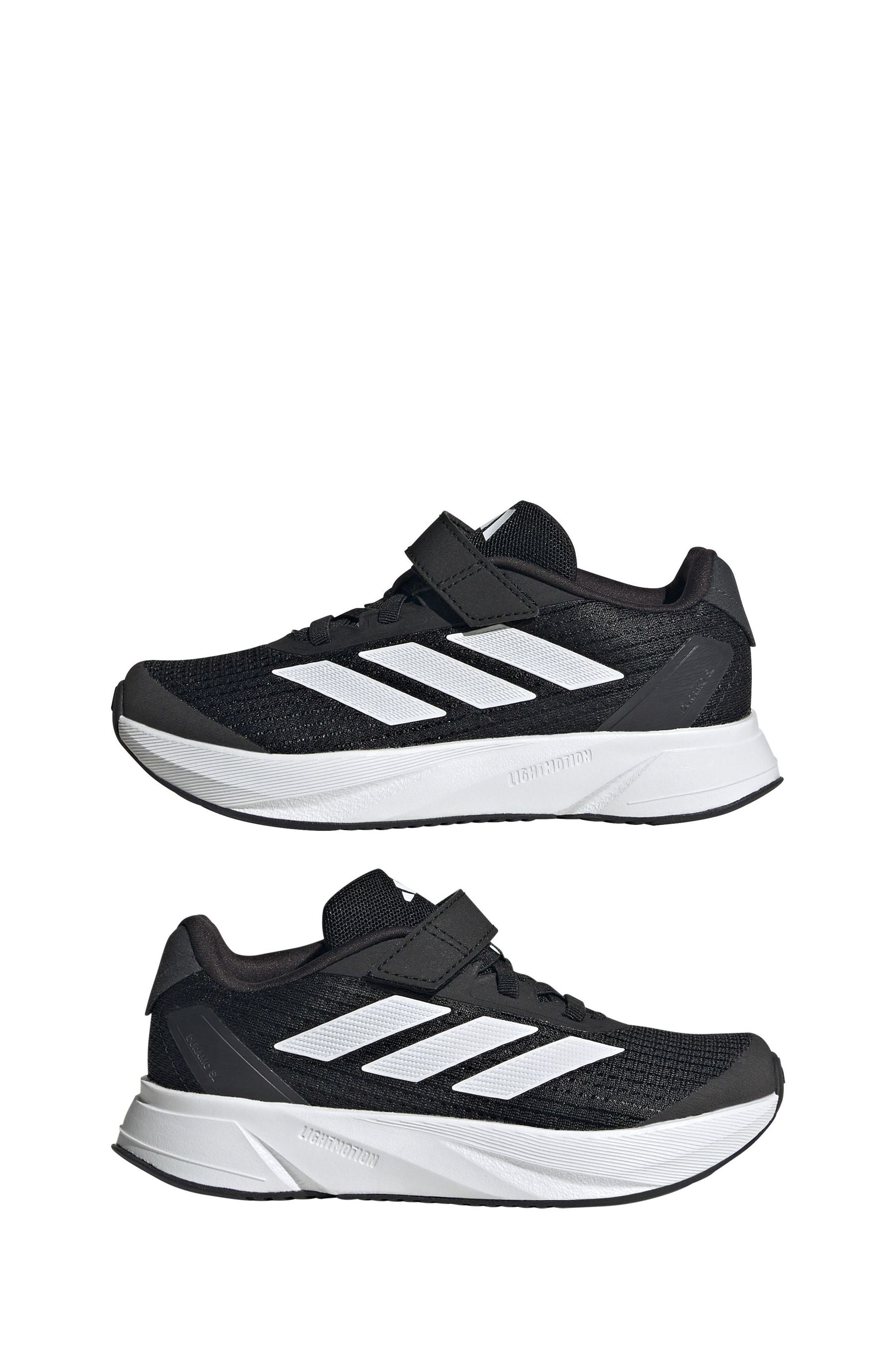 Black/White adidas Kids Duramo SL Trainers