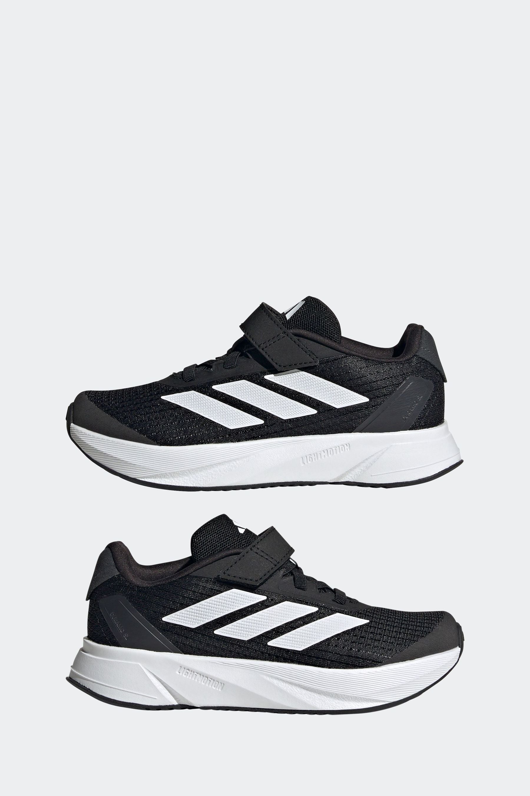 adidas Black/White Kids Duramo SL Trainers