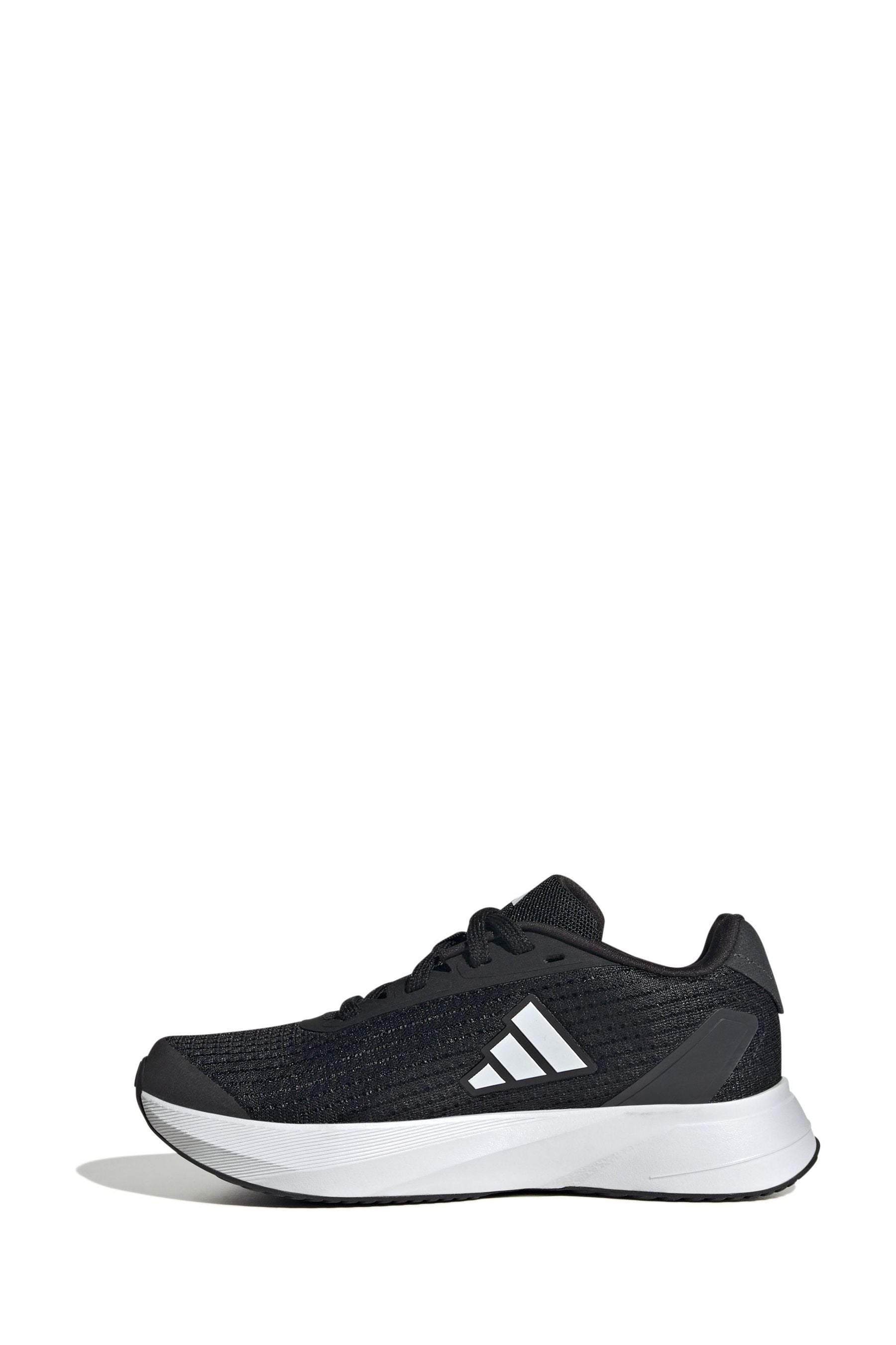 Black/White adidas Kids Duramo Shoes