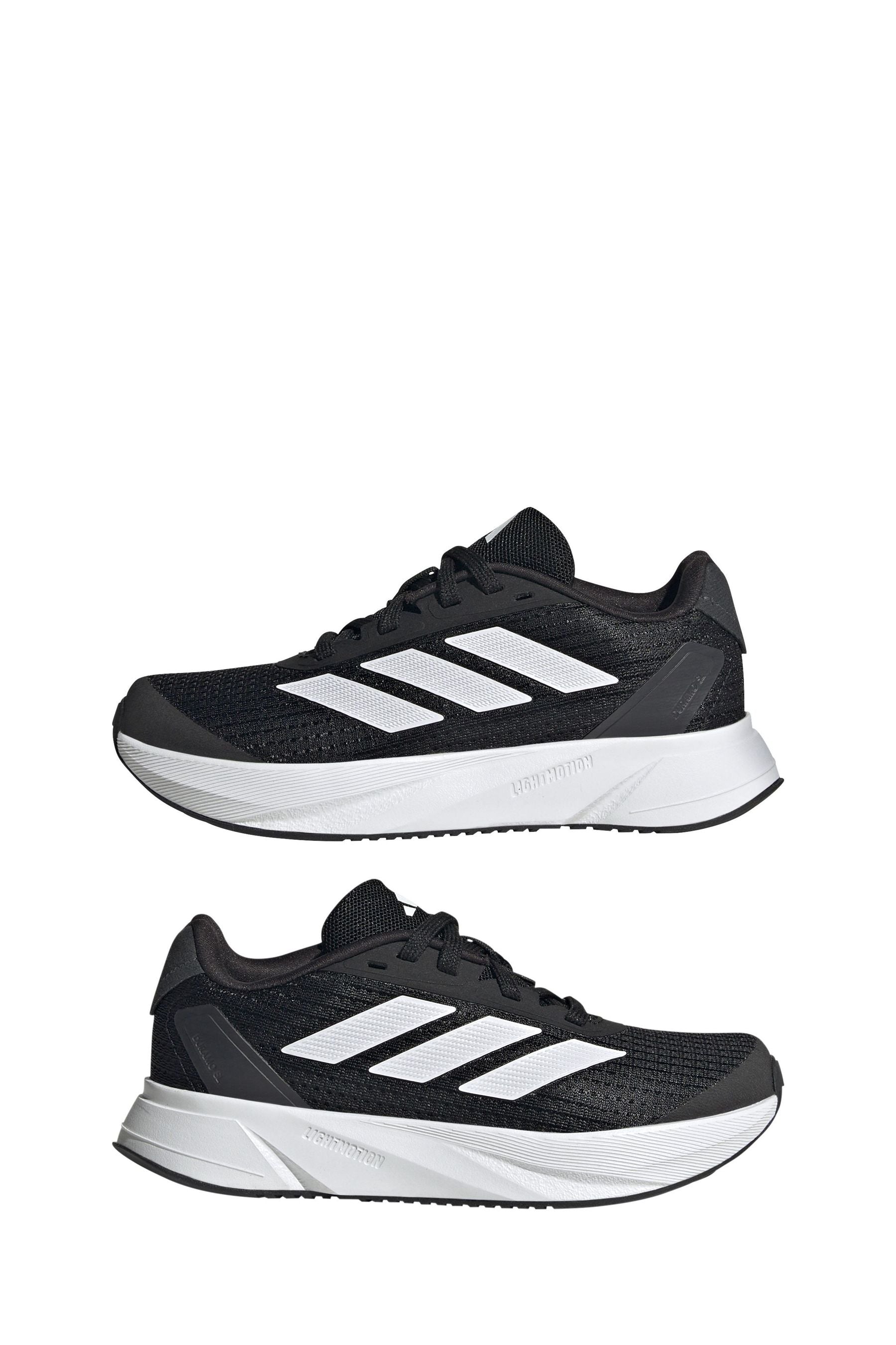 Black/White adidas Kids Duramo Shoes