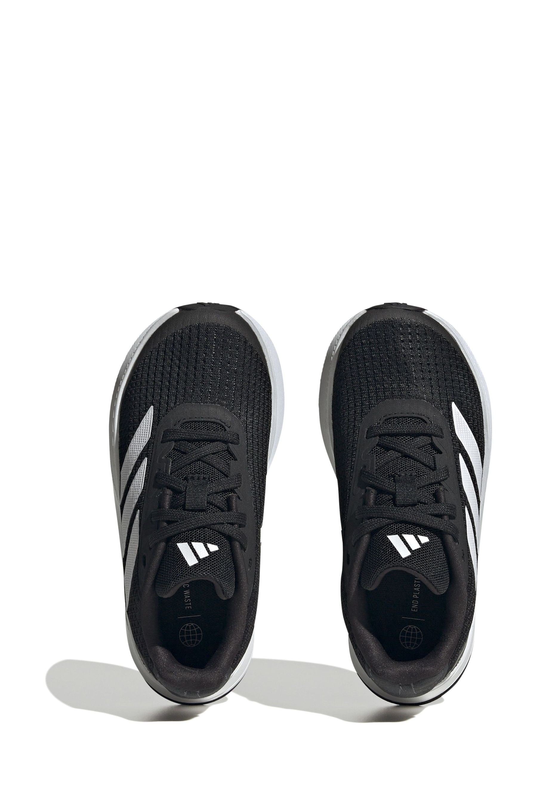 Black/White adidas Kids Duramo Shoes