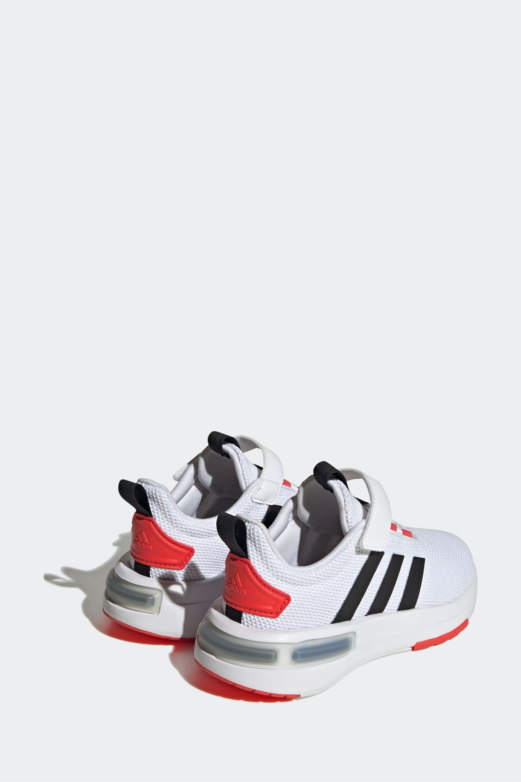 White adidas Kids Sportswear Racer TR23 Trainers