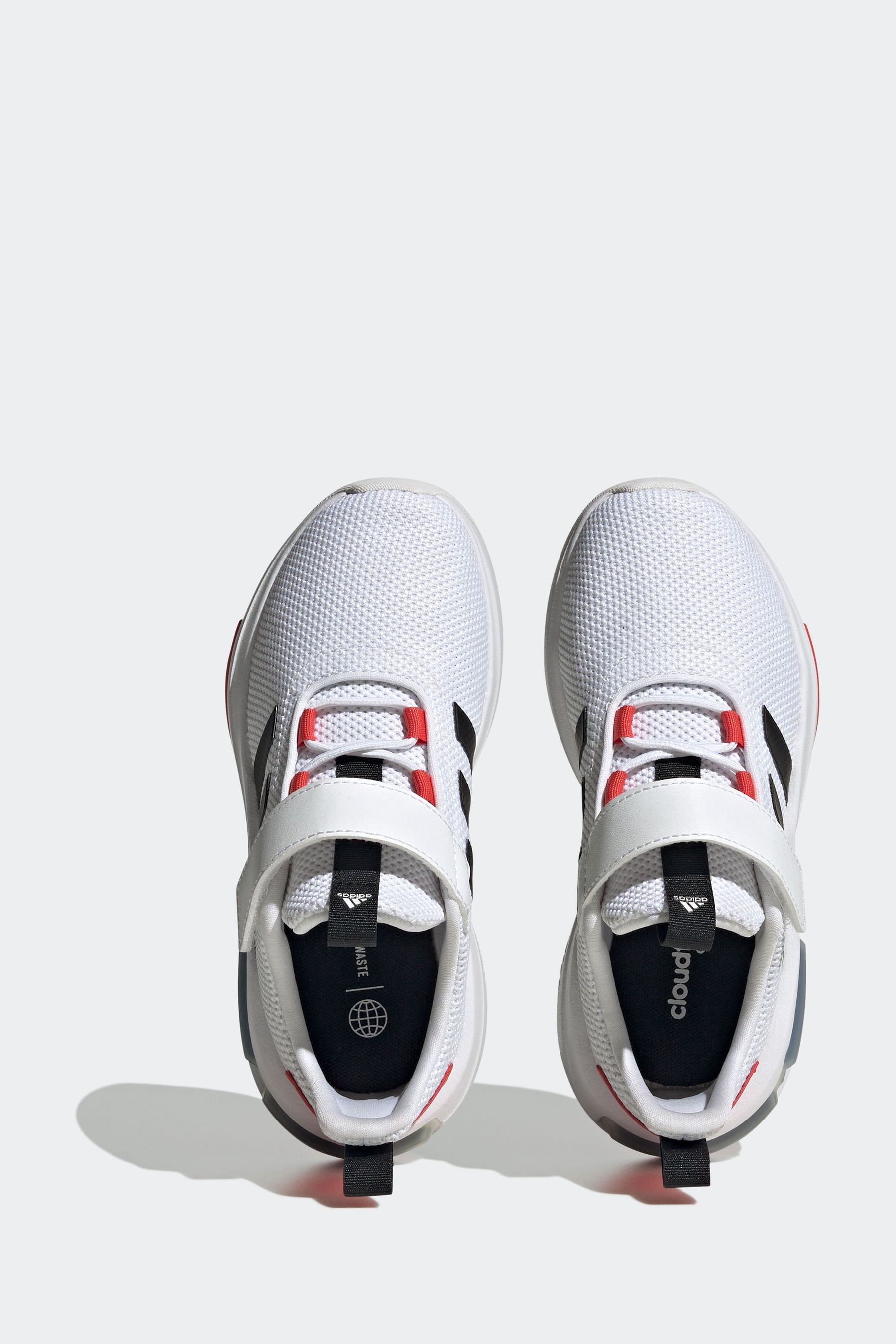 White adidas Kids Sportswear Racer TR23 Trainers