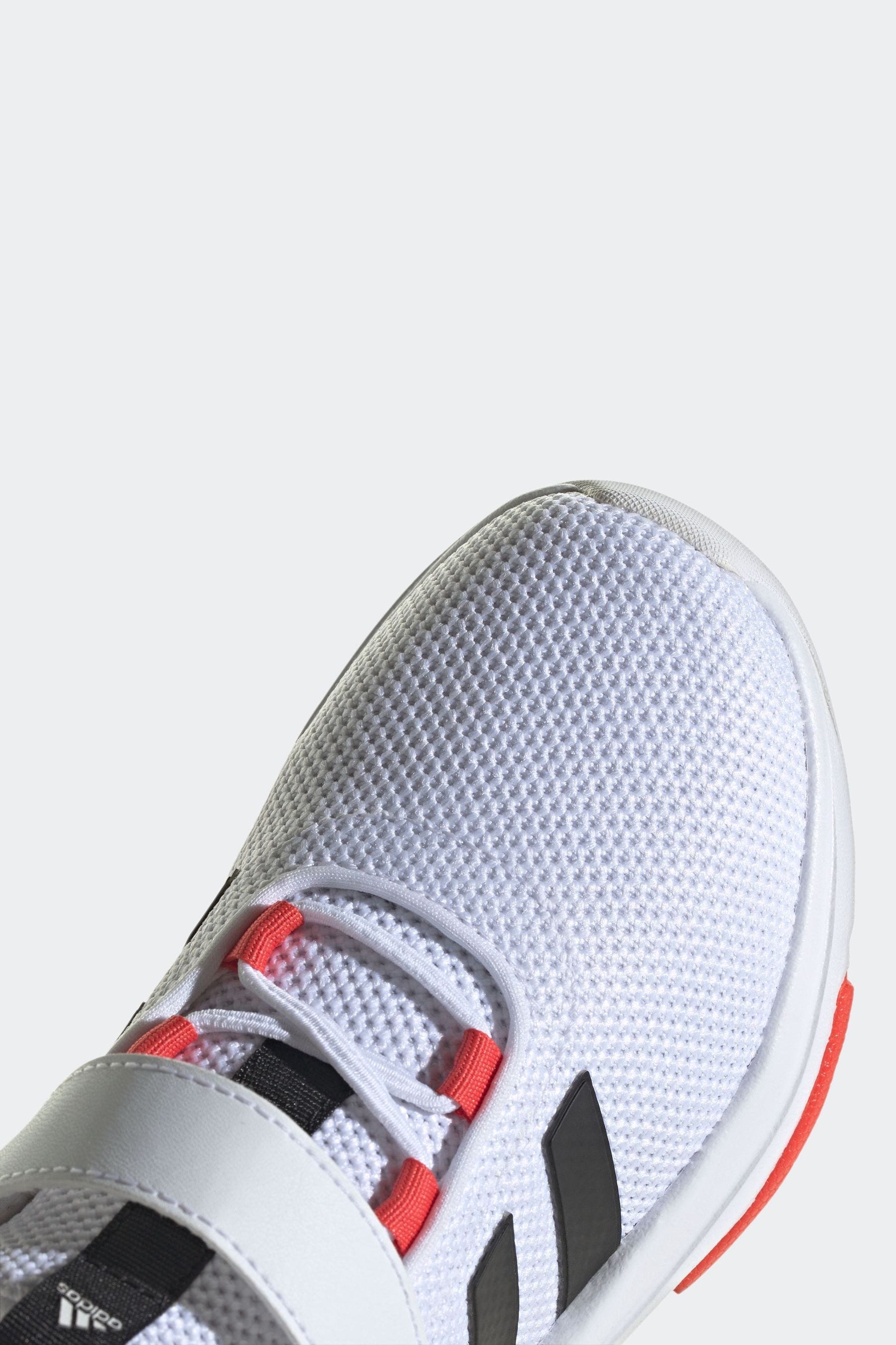 White adidas Kids Sportswear Racer TR23 Trainers