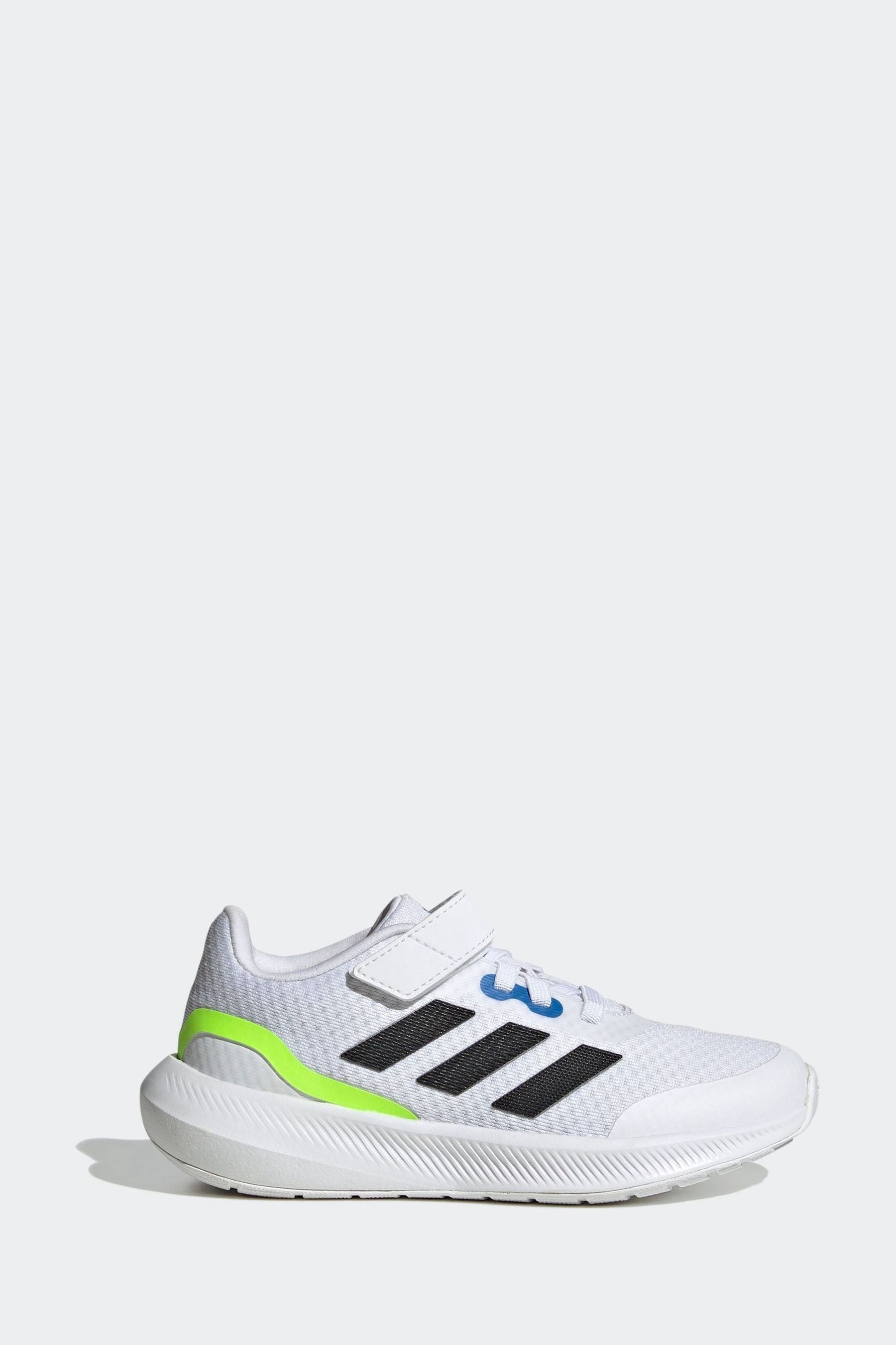 Multi/White adidas Sportswear Runfalcon 3.0 Elastic Lace Top Strap Trainers