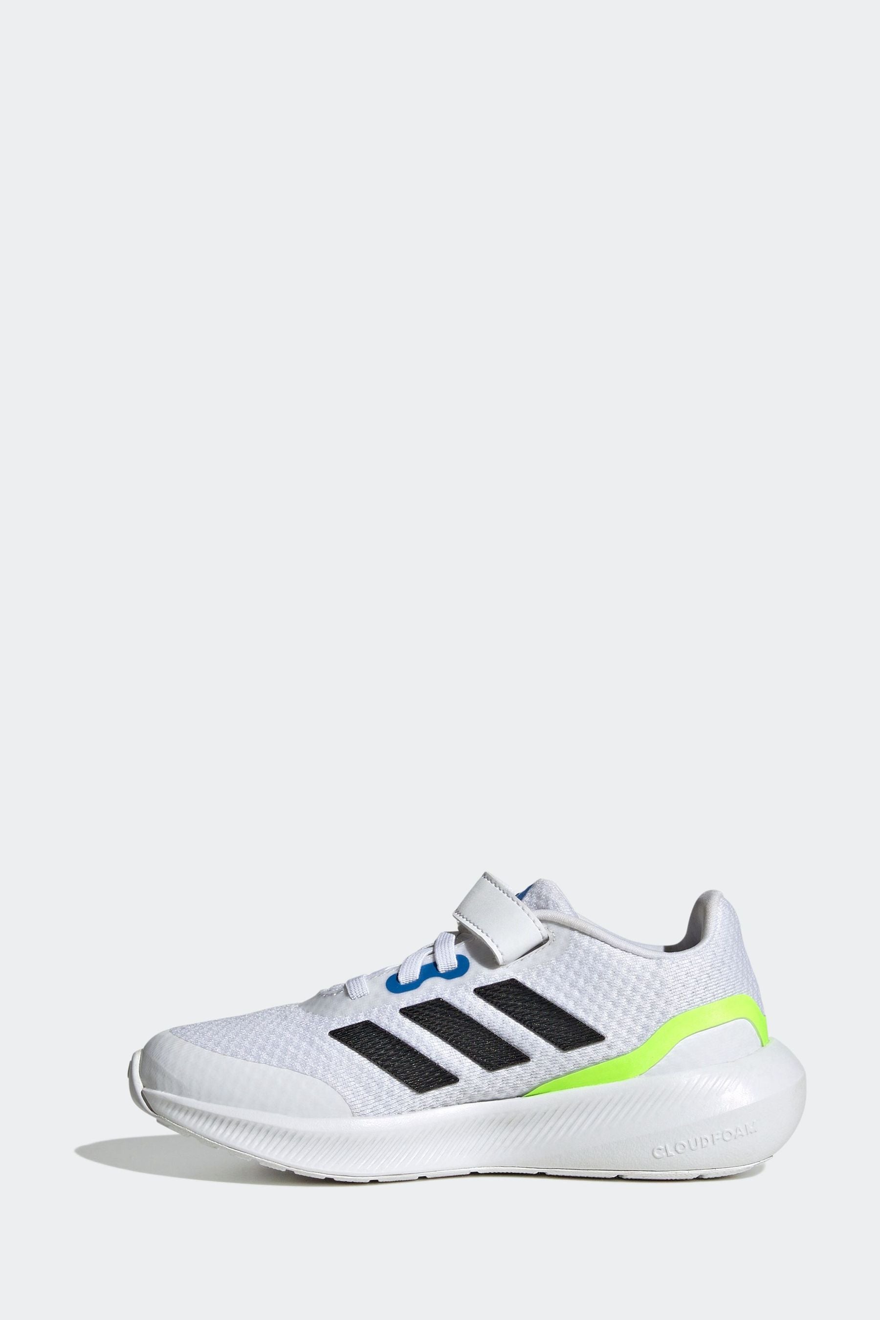 adidas Multi/White Sportswear Runfalcon 3.0 Elastic Lace Top Strap Trainers