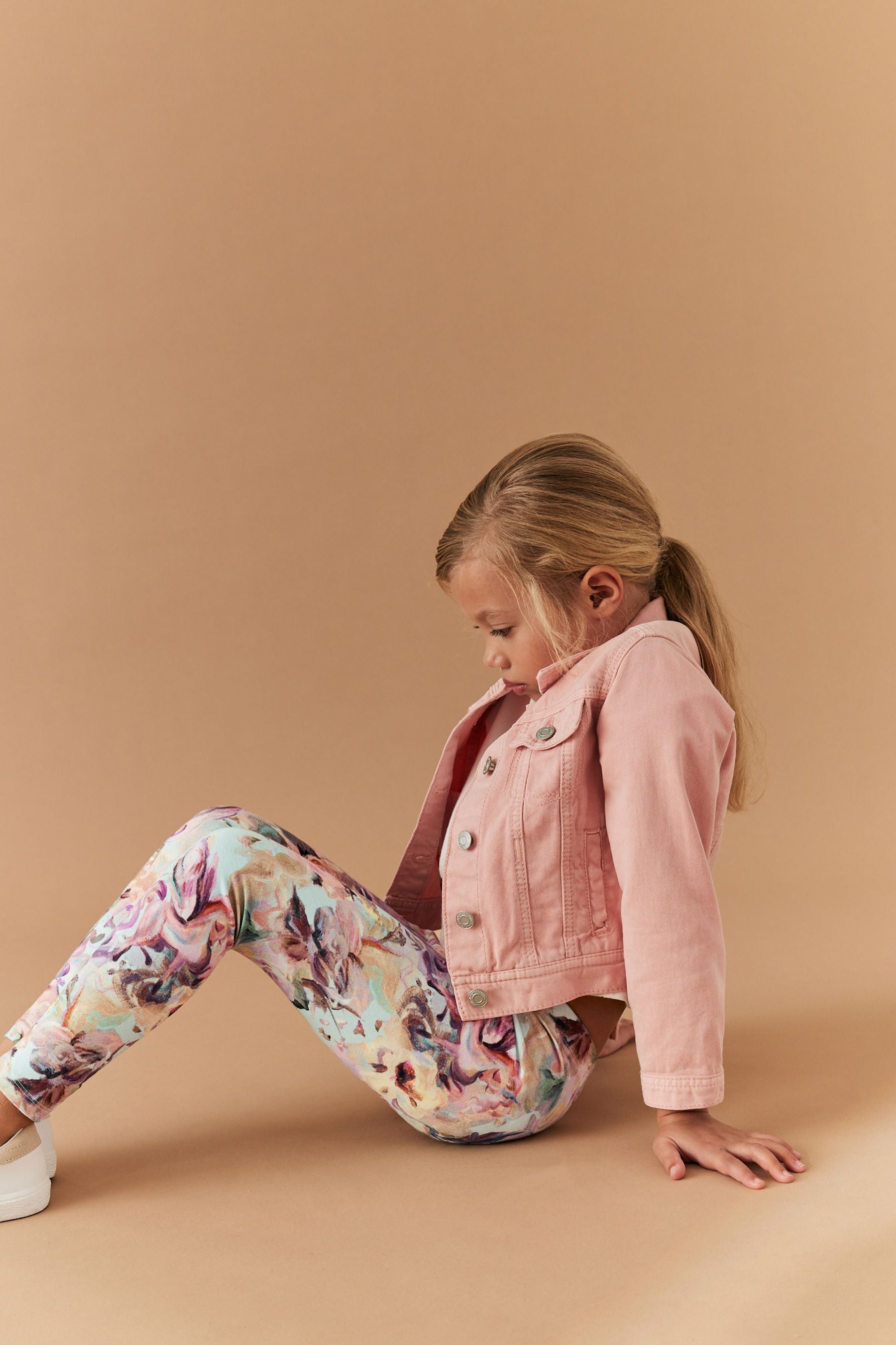 Floral Unicorn Printed Leggings (3-16yrs)