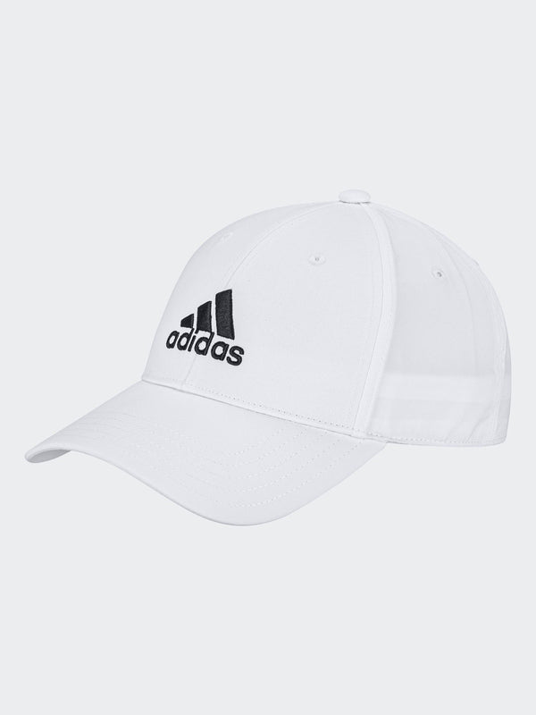 adidas White Embroidered Baseball Cap