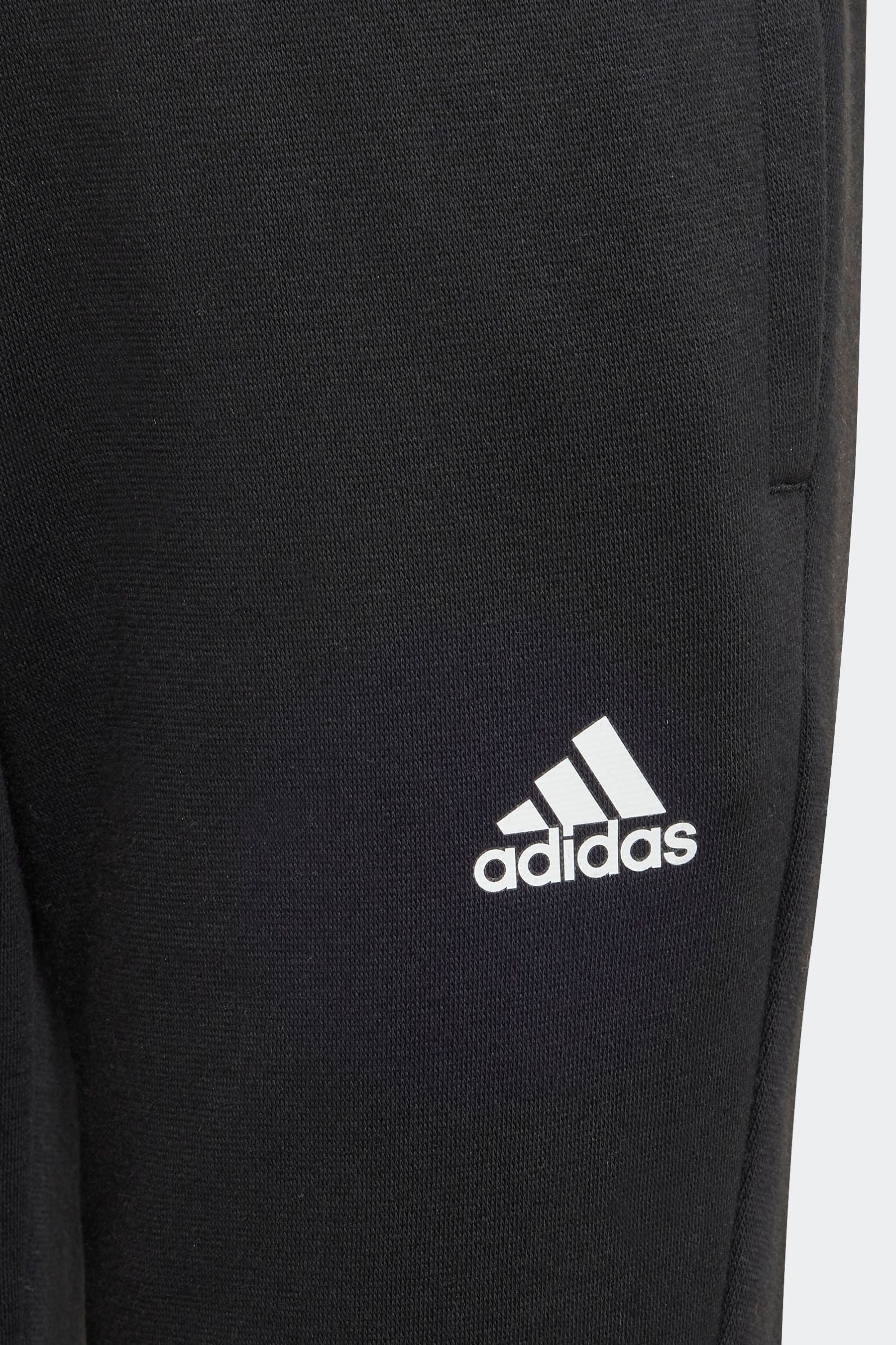 Black adidas Kids Tiberio 3-Stripes Colorblock Fleece Tracksuit