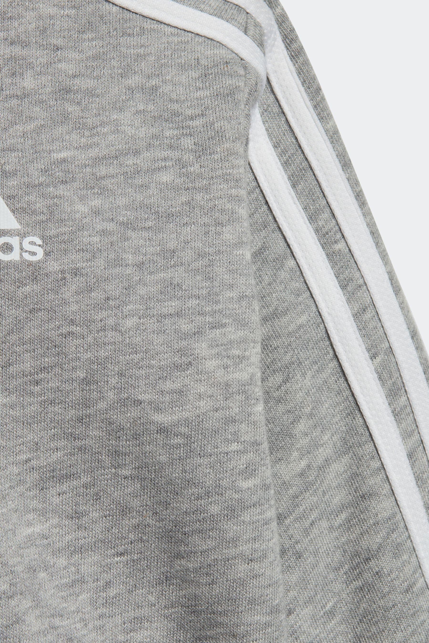 Grey adidas Infant Sportswear Essentials 3-Stripes Jogger Set