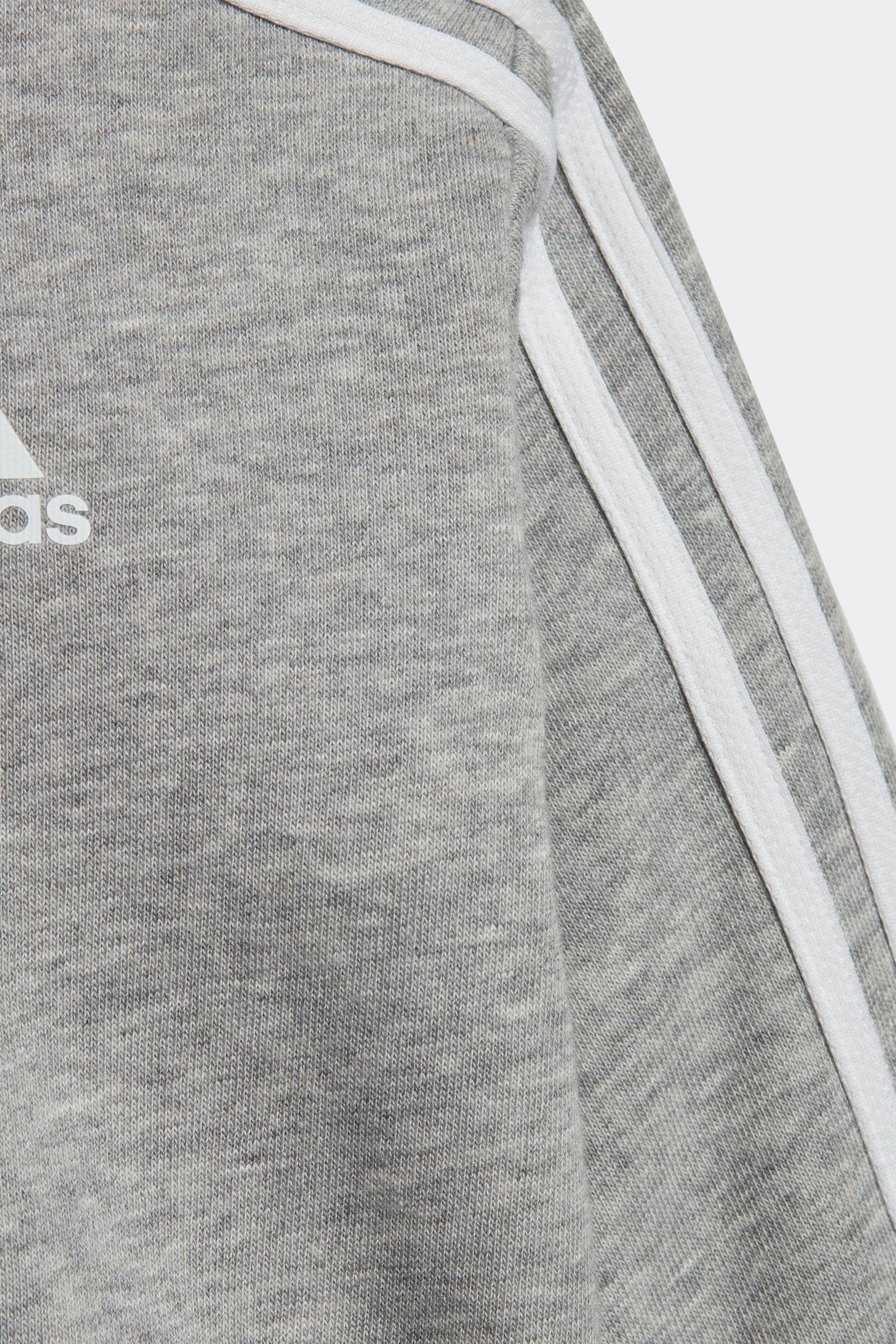 adidas Grey Infant Sportswear Essentials 3-Stripes Jogger Set