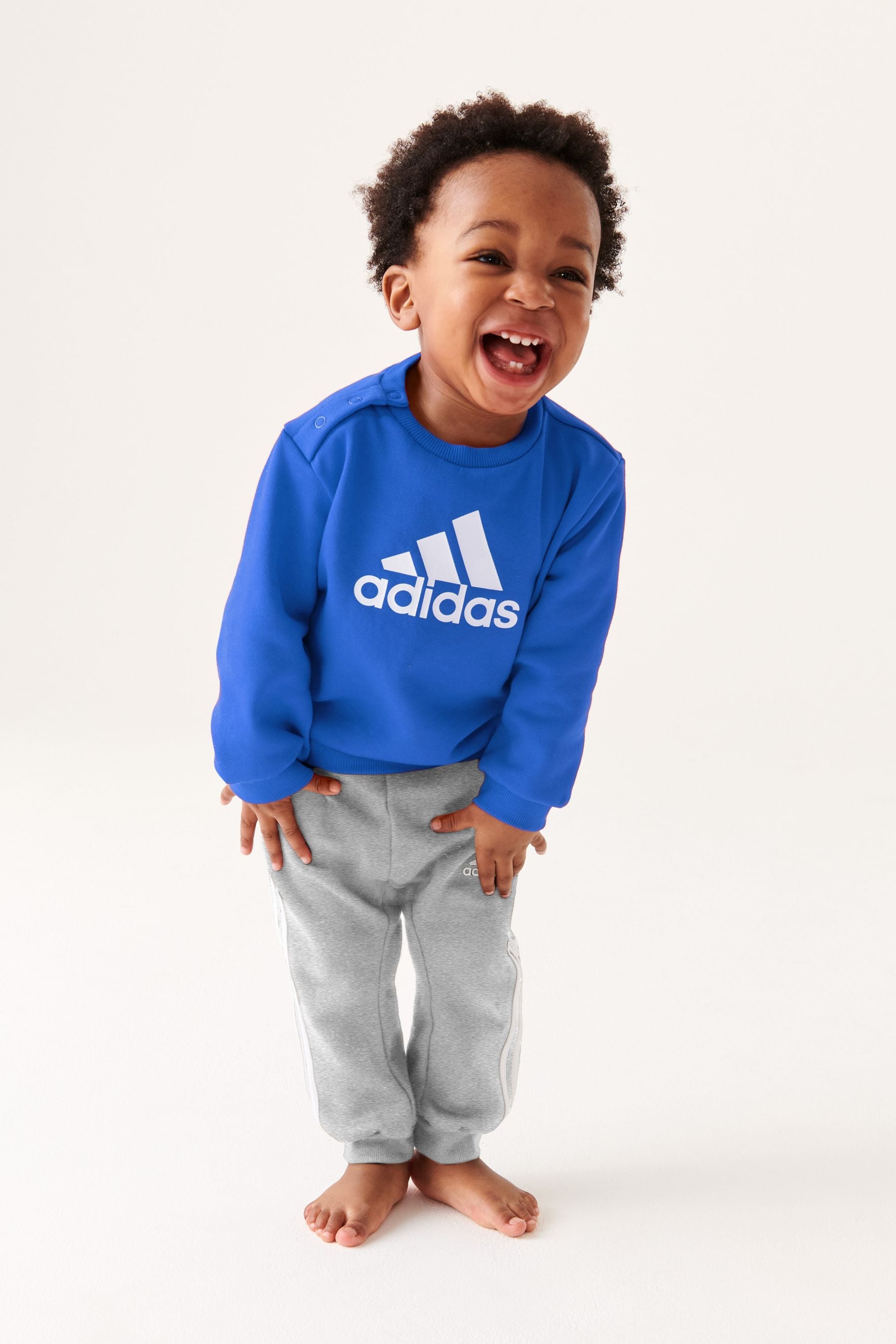 Blue adidas Sportswear Badge Of Sport Joggers Set