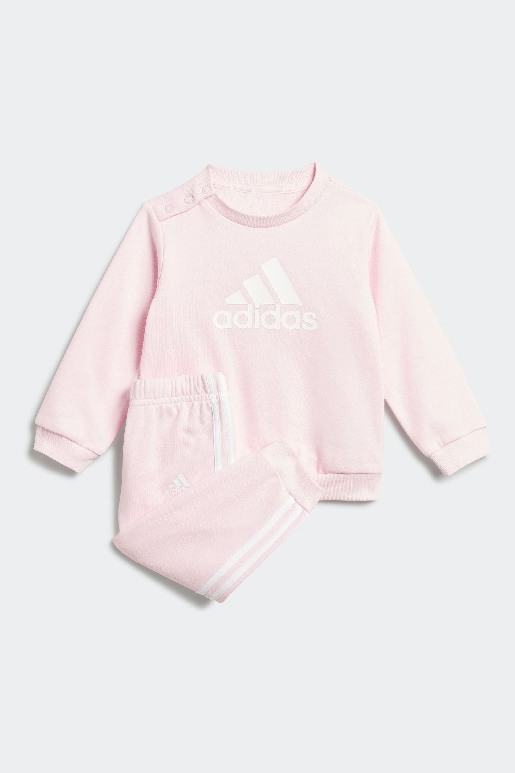 Pink adidas Sportswear Badge Of Sport French Terry Joggers