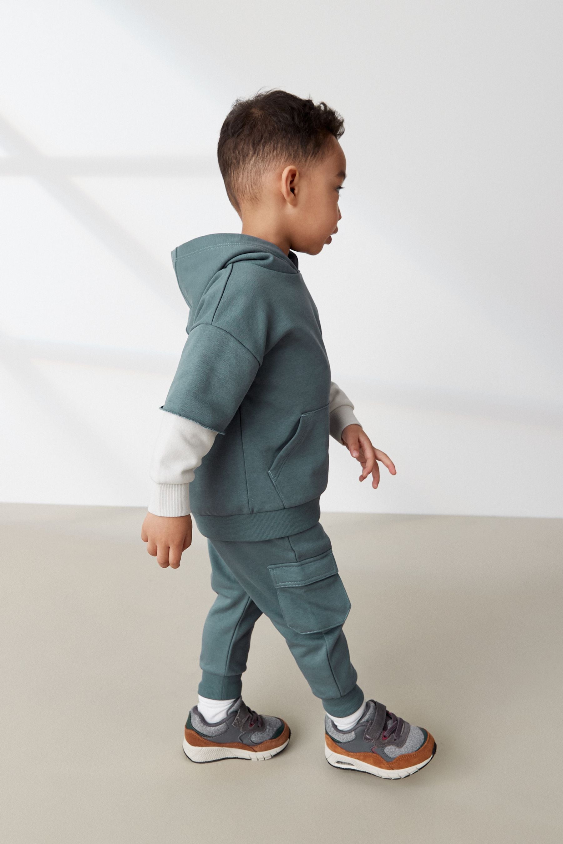 Teal Blue Hoodie and Joggers Utility (3mths-7yrs)