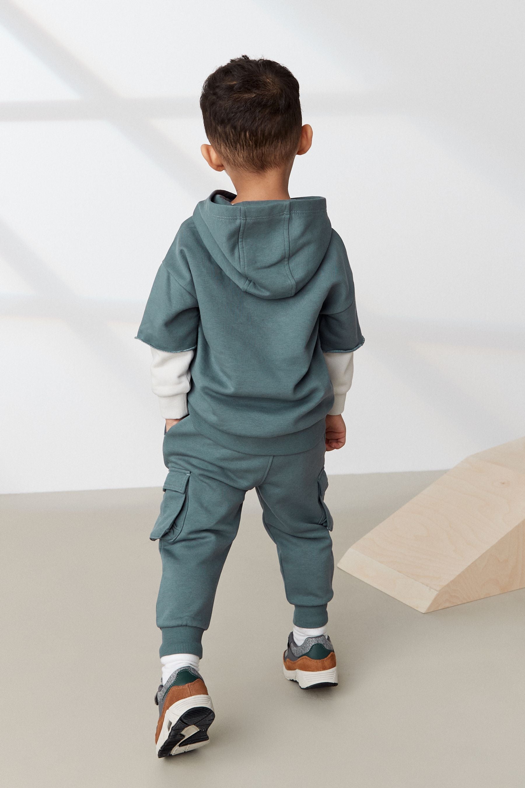 Teal Blue Hoodie and Joggers Utility (3mths-7yrs)