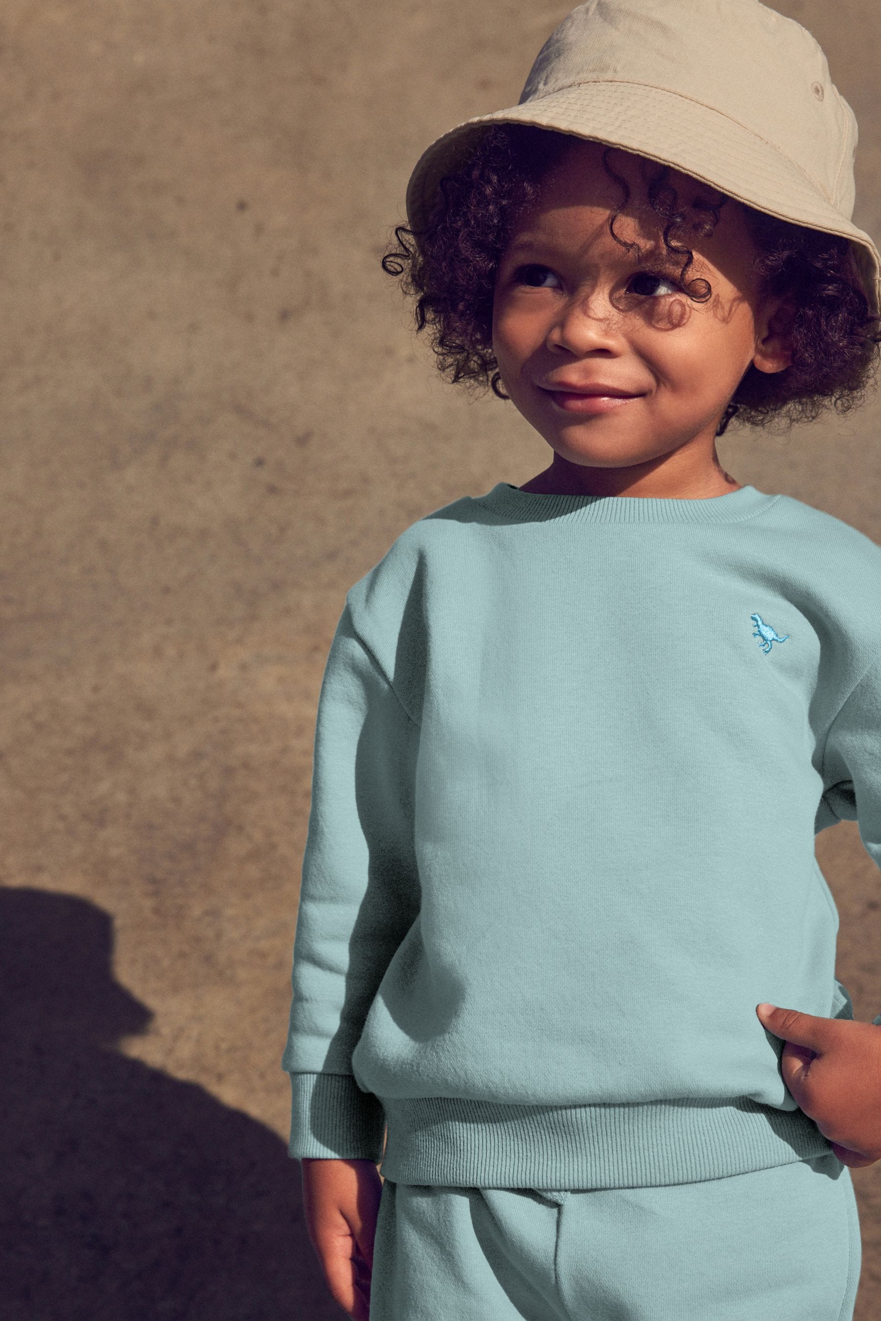 Blue Mineral Jersey Sweatshirt And Joggers Set (3mths-7yrs)