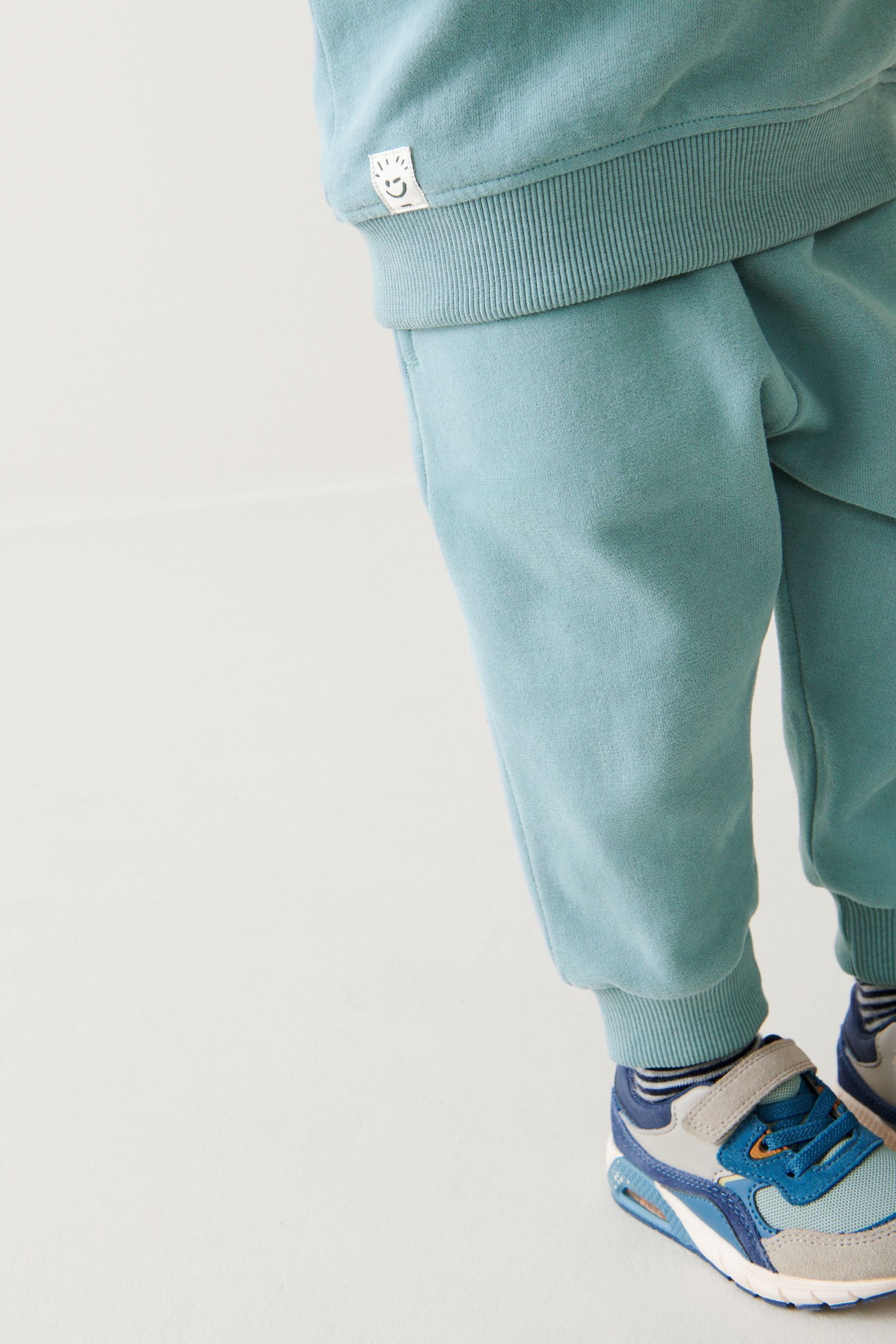 Mineral Blue Sweatshirt and Joggers Oversized Soft Touch Jersey (3mths-7yrs)