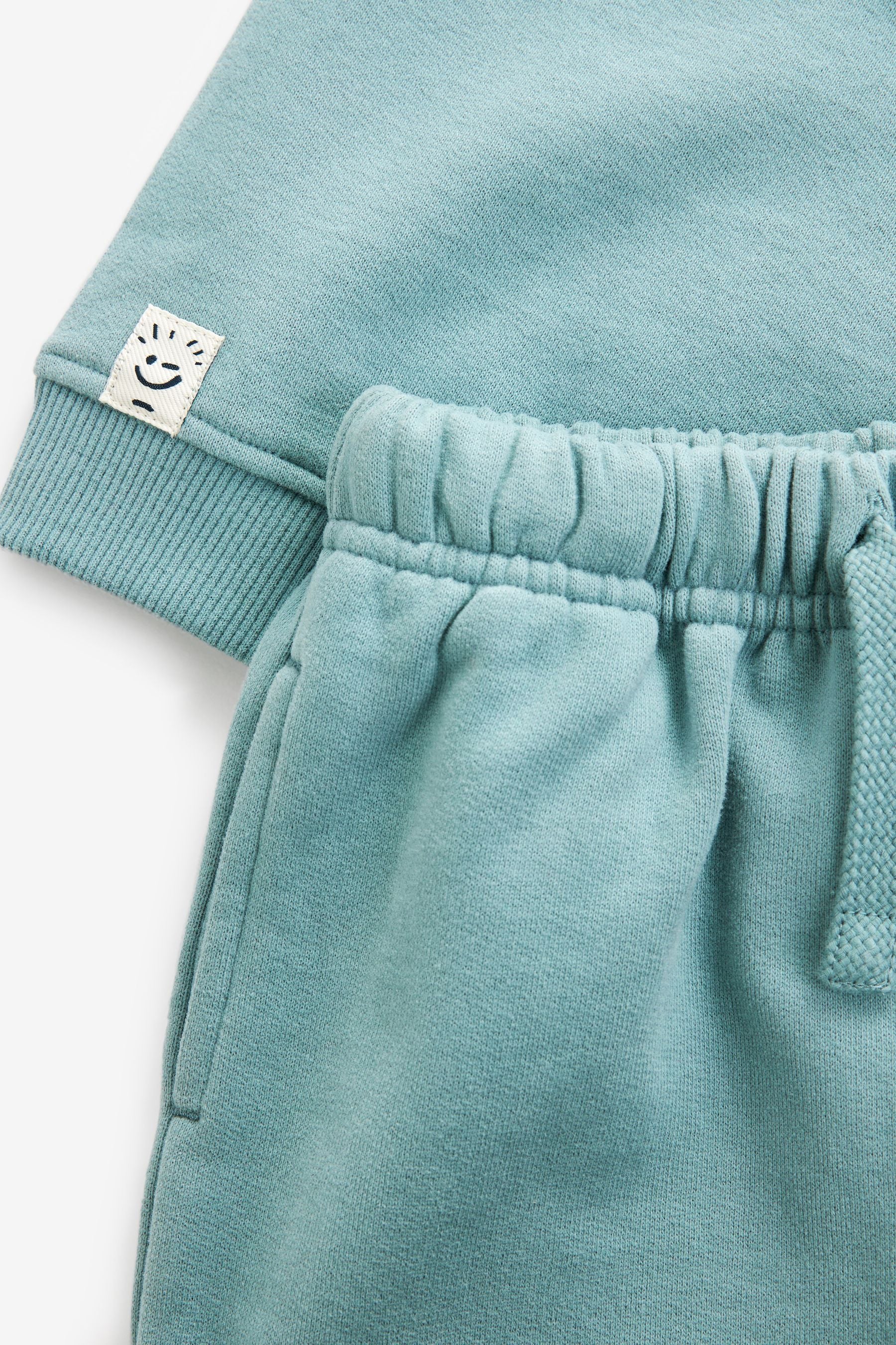 Mineral Blue Sweatshirt and Joggers Oversized Soft Touch Jersey (3mths-7yrs)