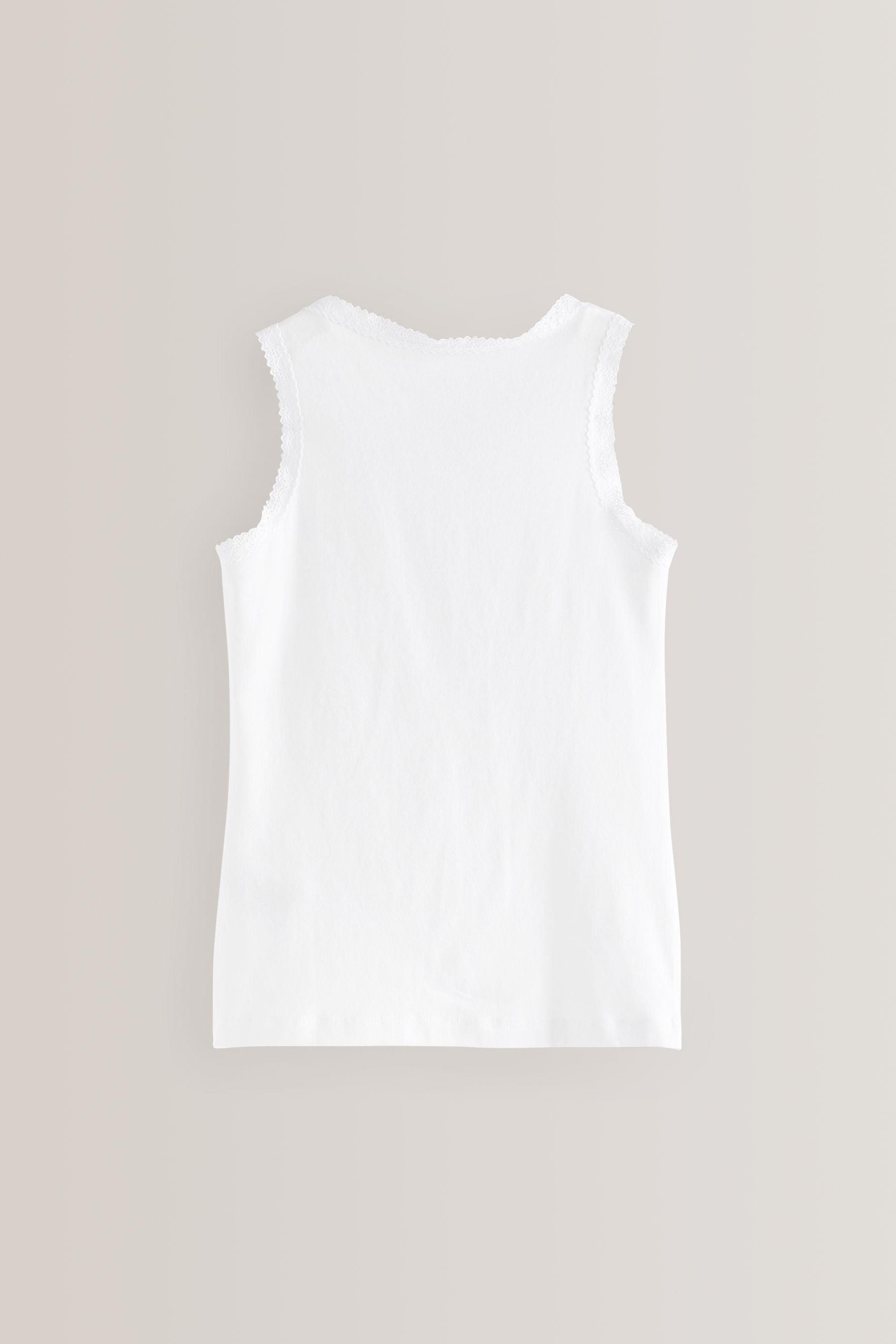 White Lace 7 Pack Vests (1.5-16yrs)