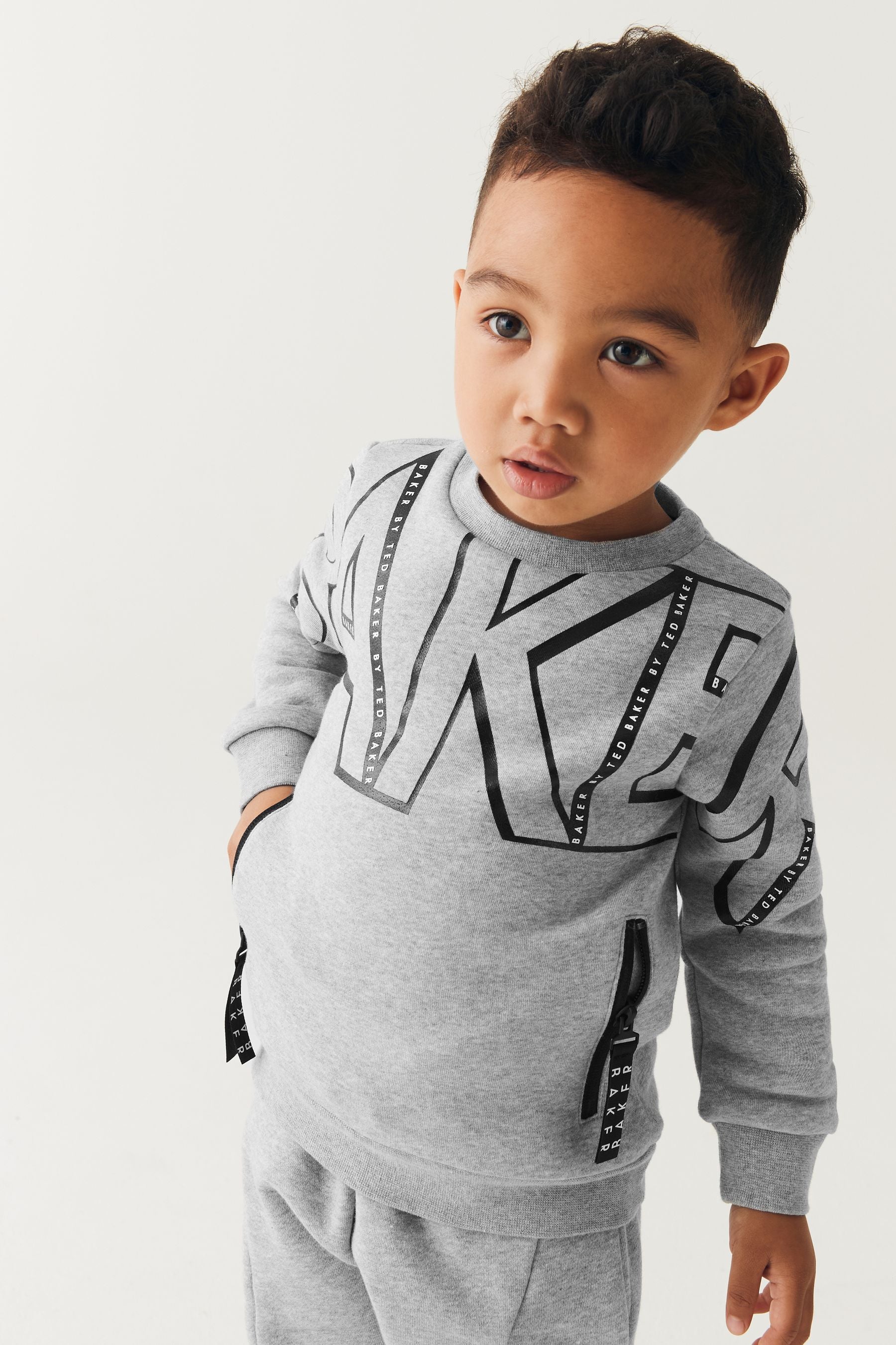 Baker by Ted Baker (0-6yrs) Letter Sweater and Jogger Set