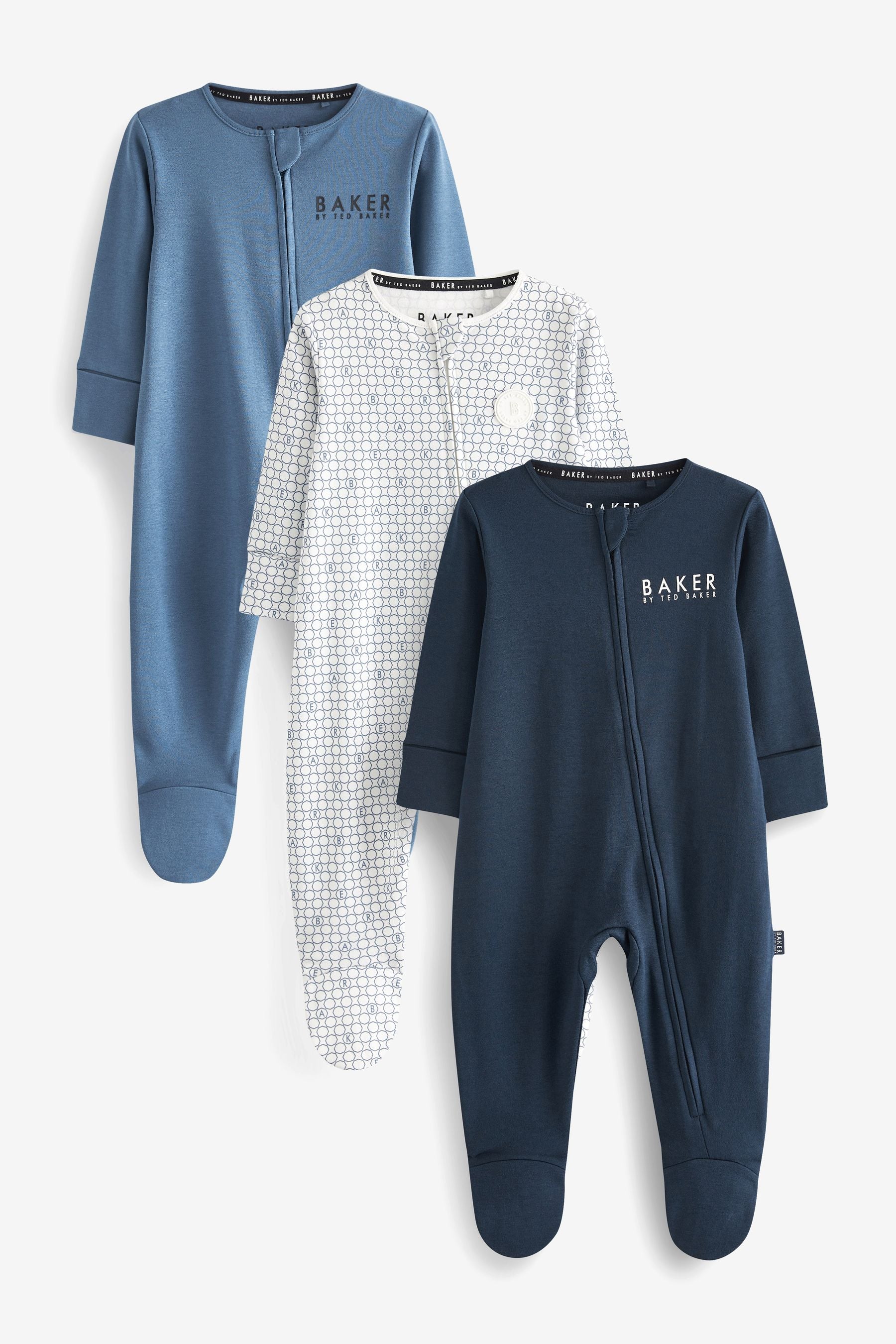 Baker by Ted Baker Sleepsuit 3 Pack