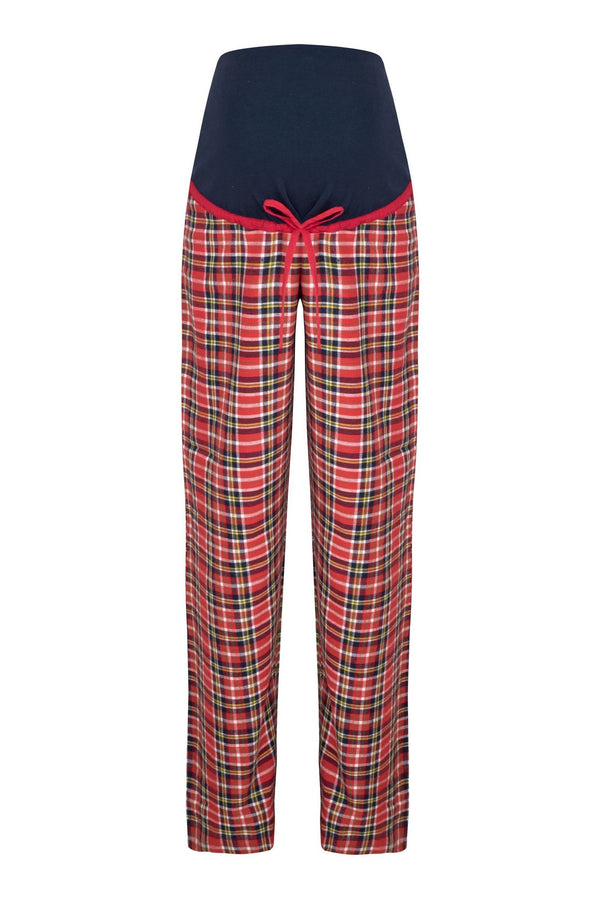 JoJo Maman B?©b?© Red Tartan Maternity Pyjama Bottoms