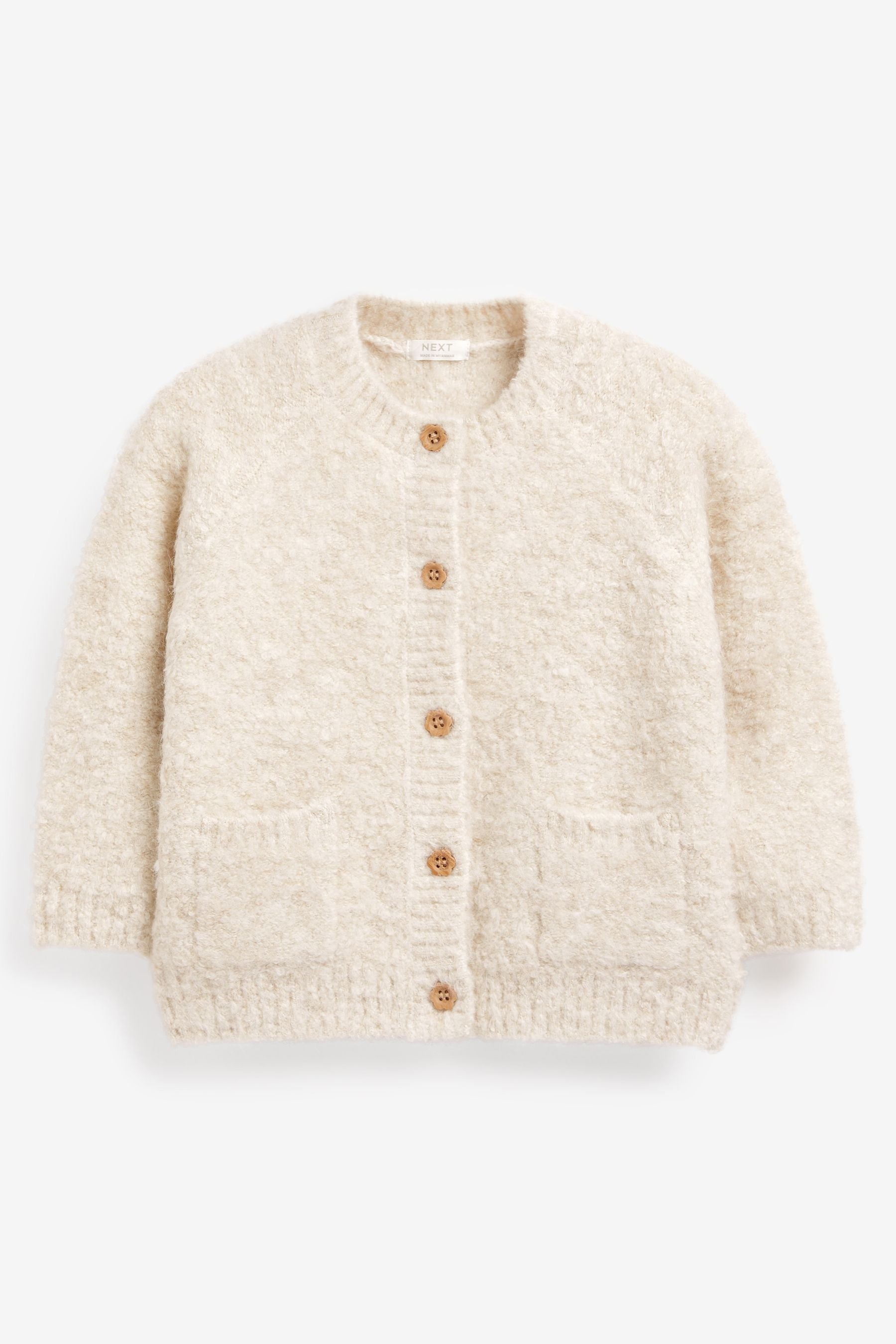 Ecru White Marl Cosy Cardigan (12mths-7yrs)