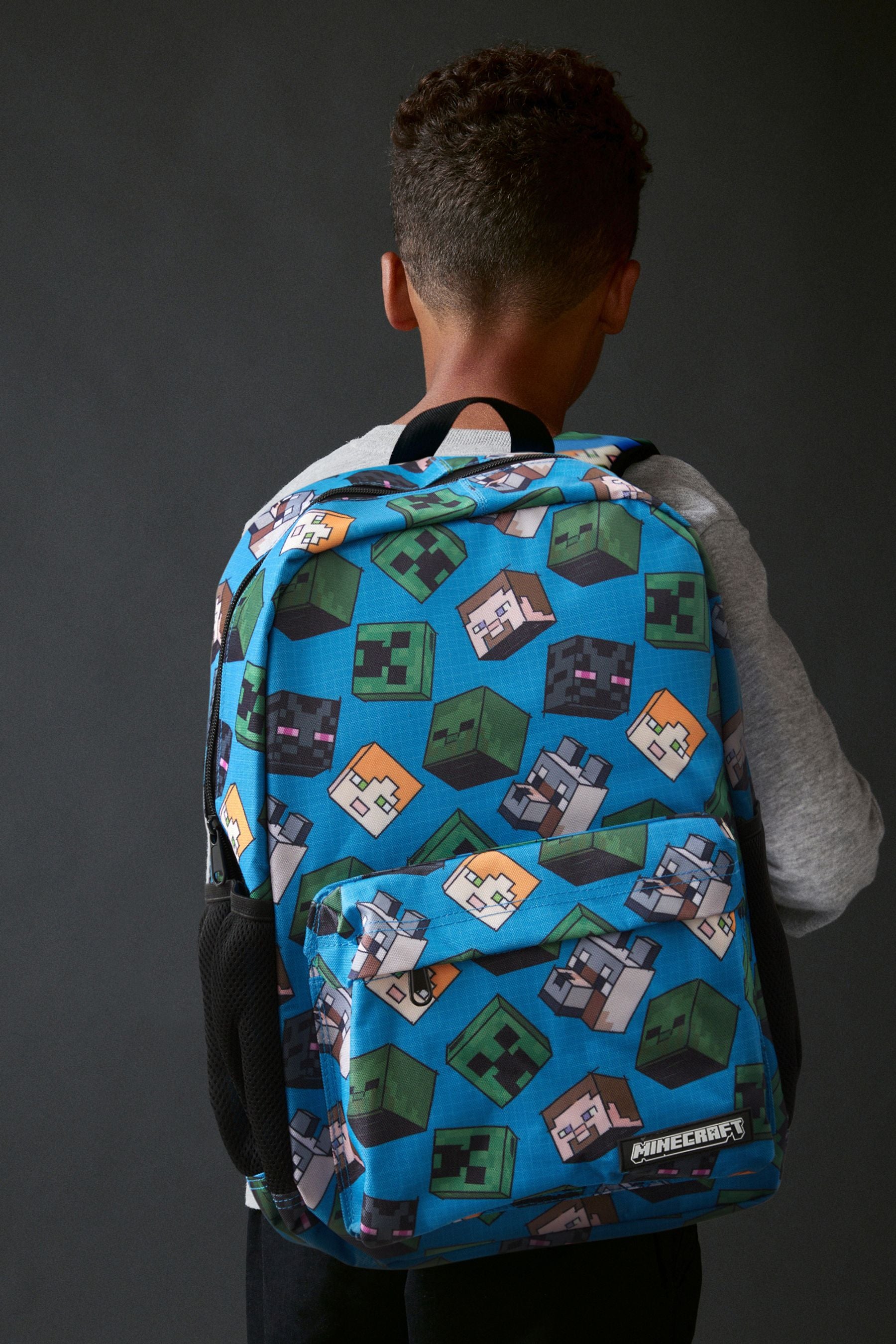 Minecraft Blue Backpack