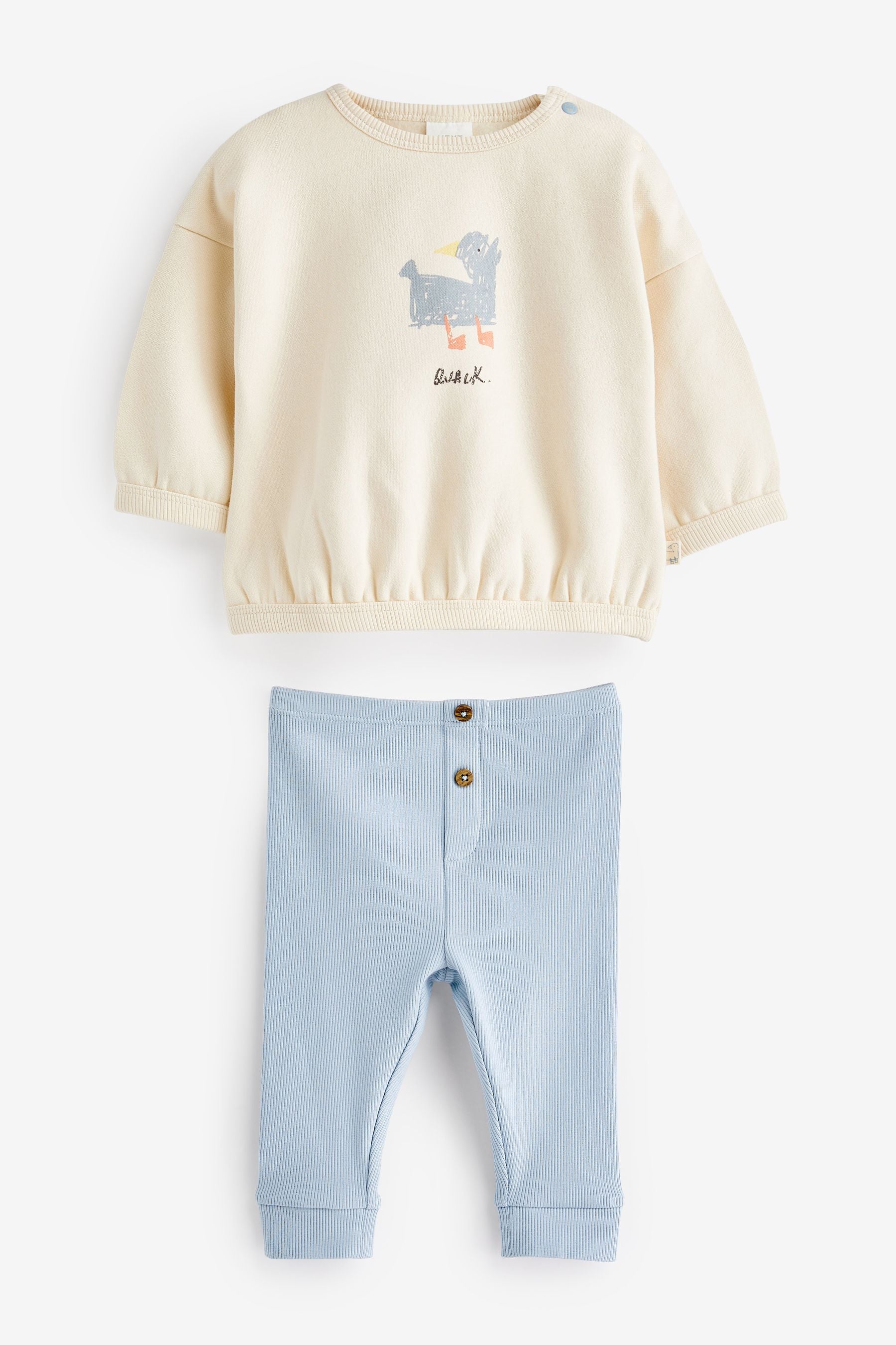 Blue Duck Cosy Baby Sweatshirt And Leggings 2 Piece Set