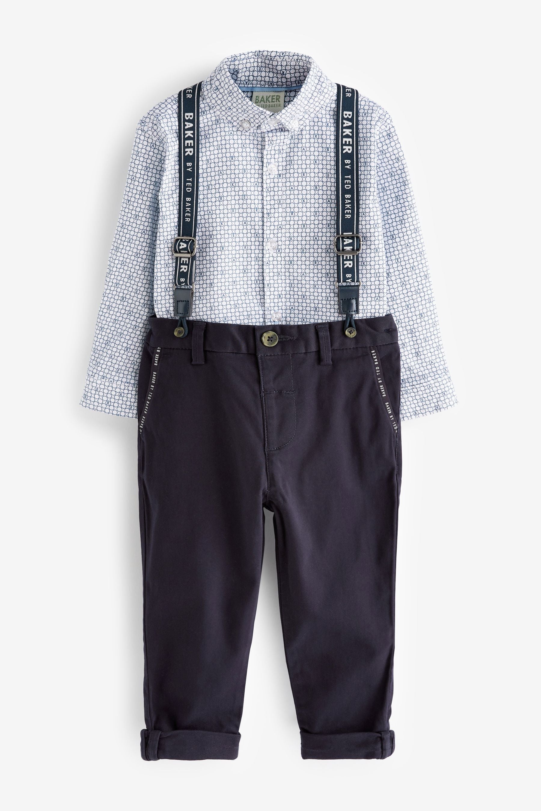 Baker by Ted Baker (3mths-6yrs) Shirt, Braces and Chino Set