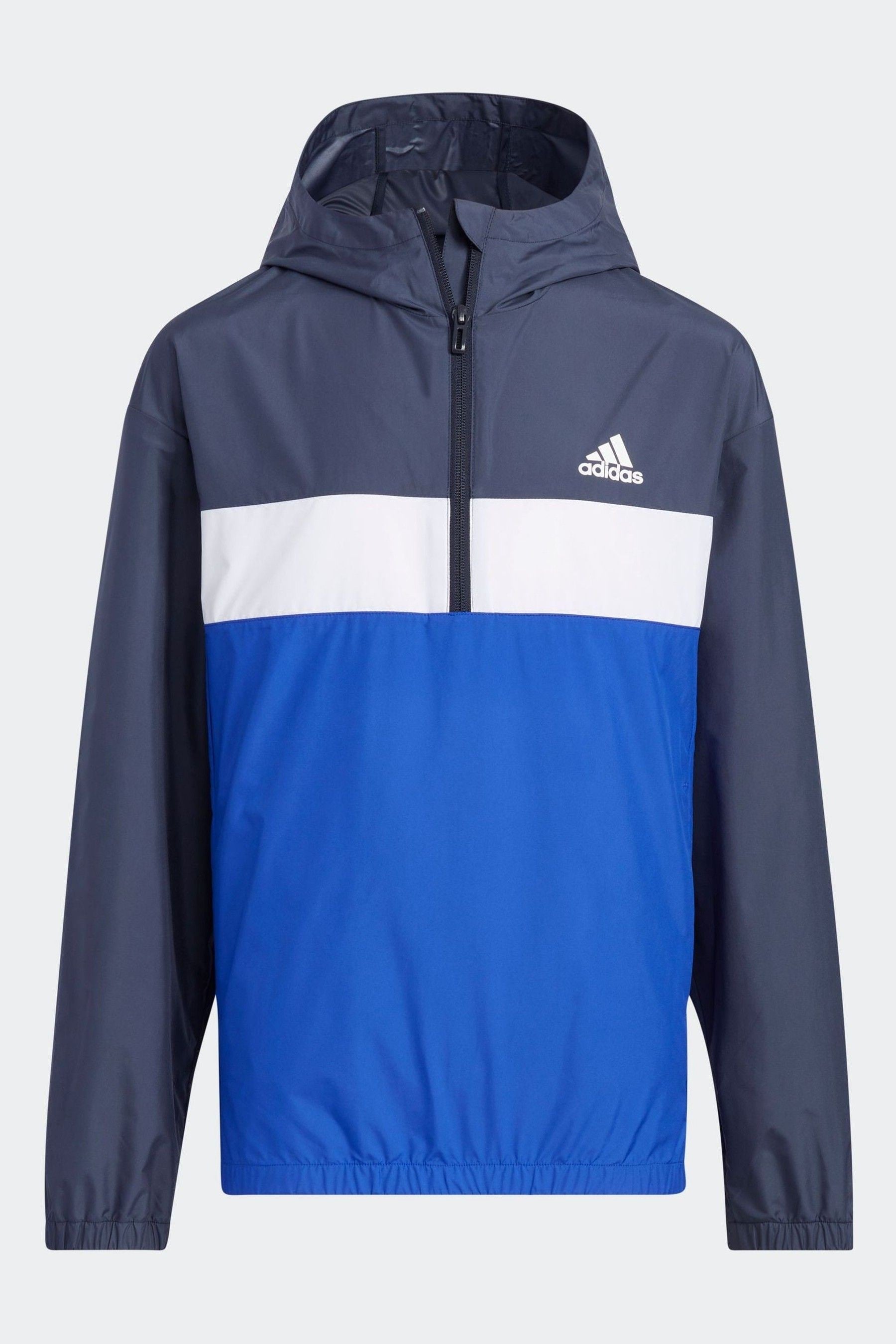 adidas Blue Sportswear Woven Kids Anorak