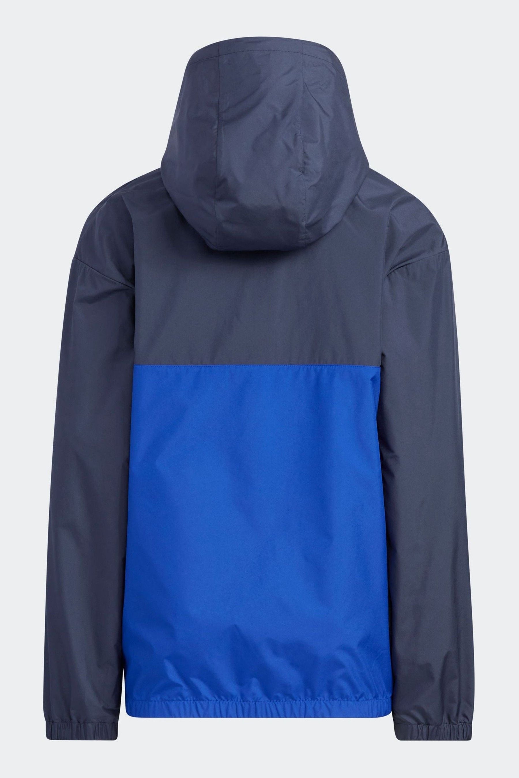 adidas Blue Sportswear Woven Kids Anorak