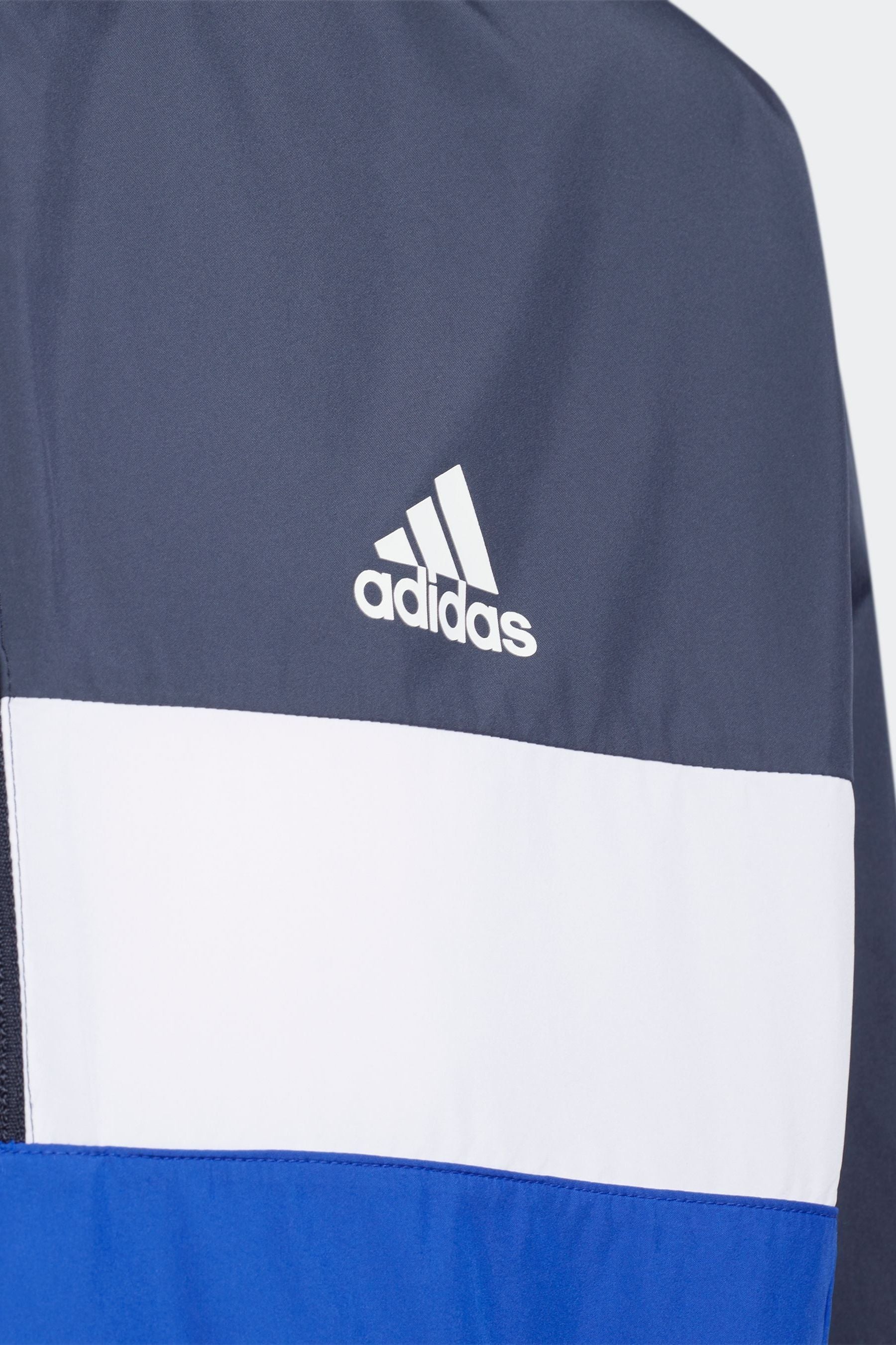 adidas Blue Sportswear Woven Kids Anorak