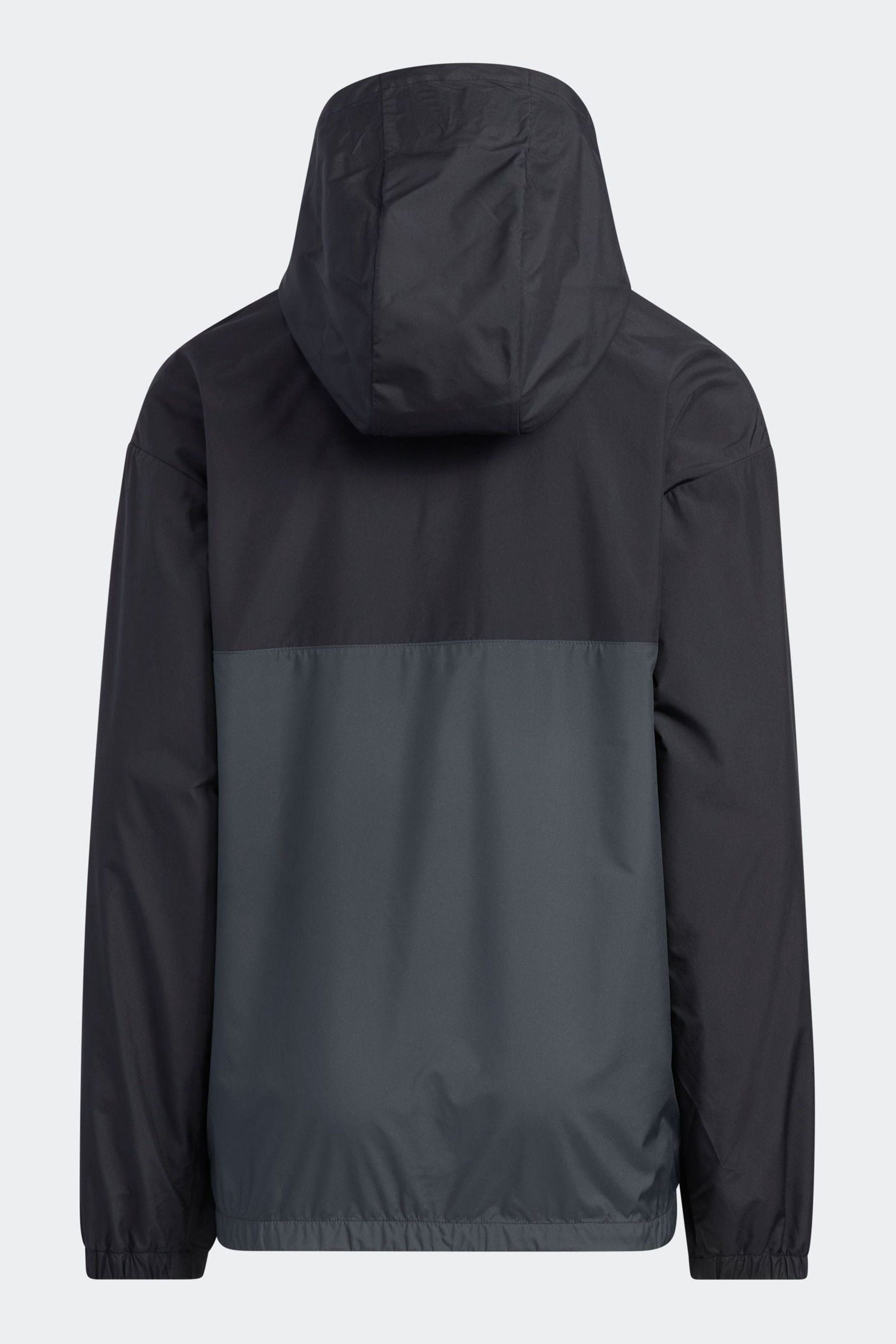 adidas Black Sportswear Woven Kids Anorak