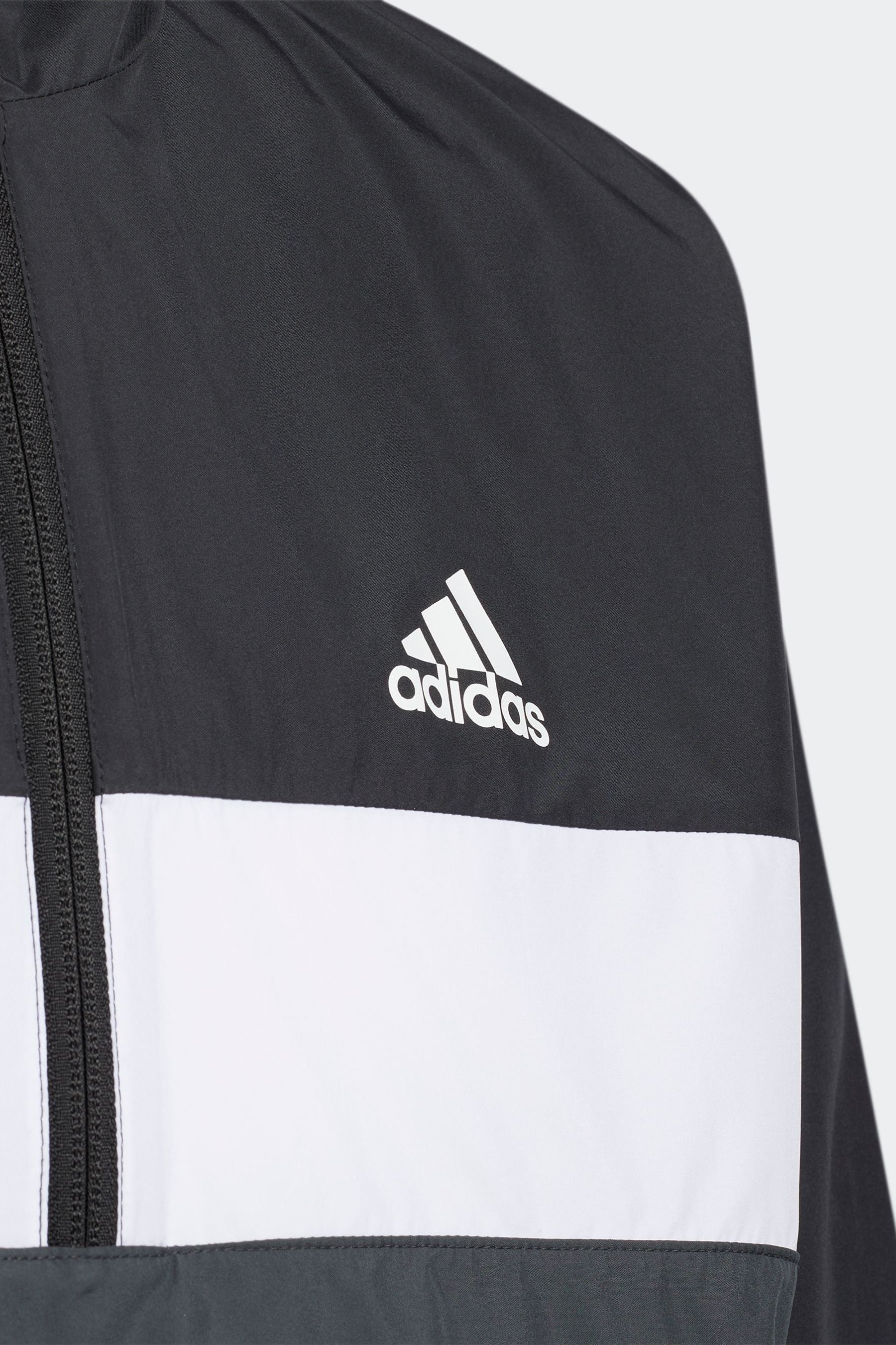 adidas Black Sportswear Woven Kids Anorak