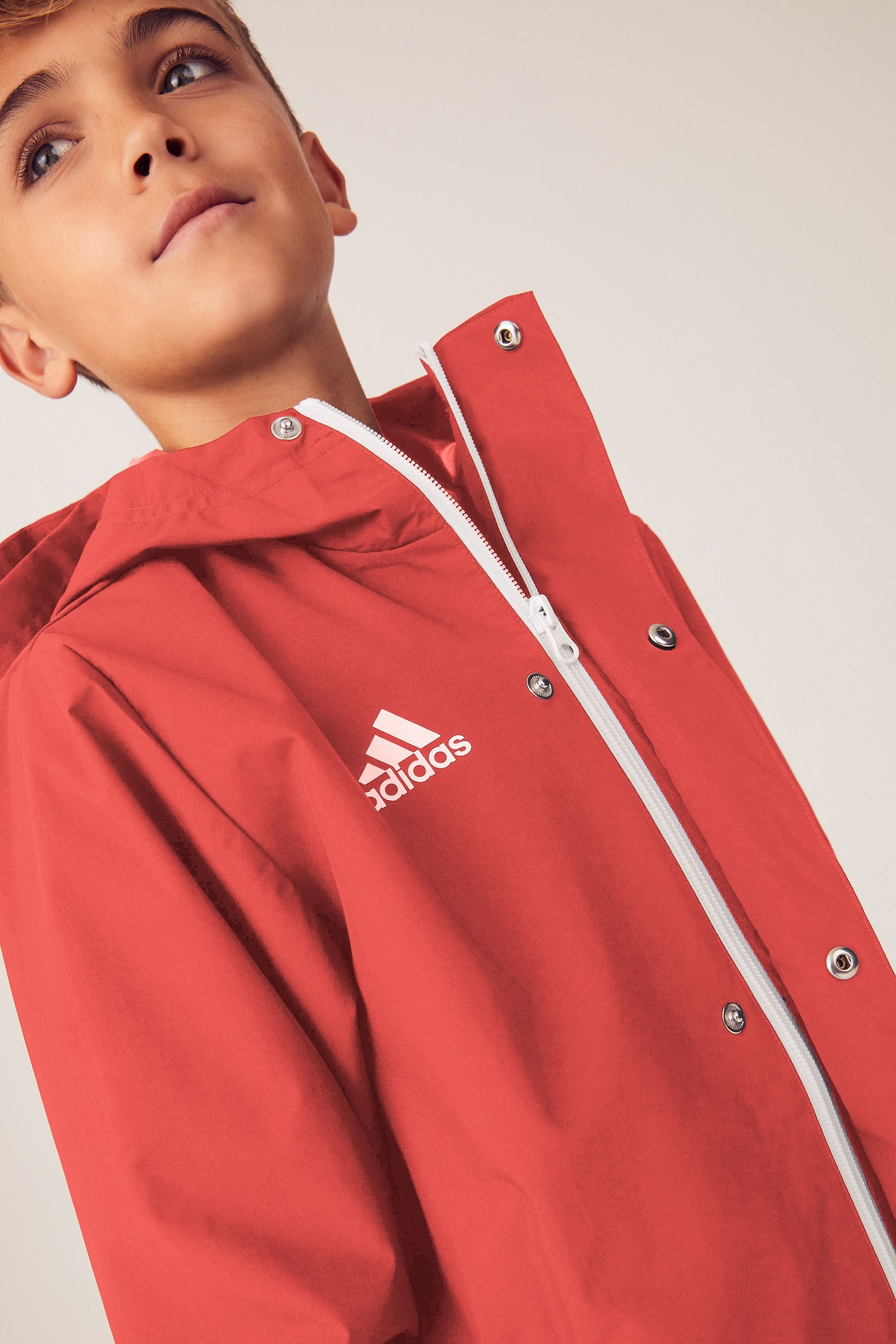 adidas Red Entrada Rain Jacket