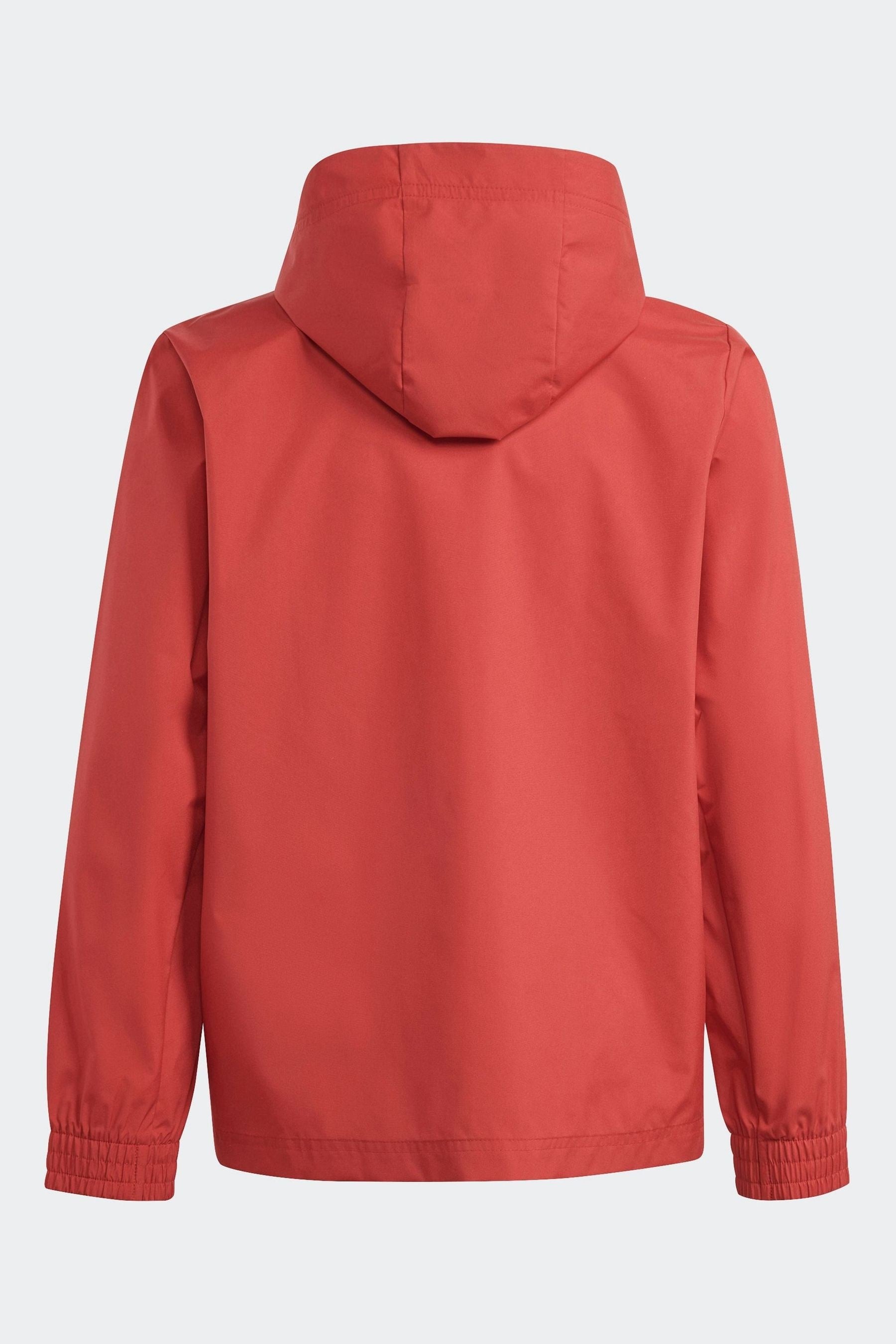 adidas Red Entrada Rain Jacket