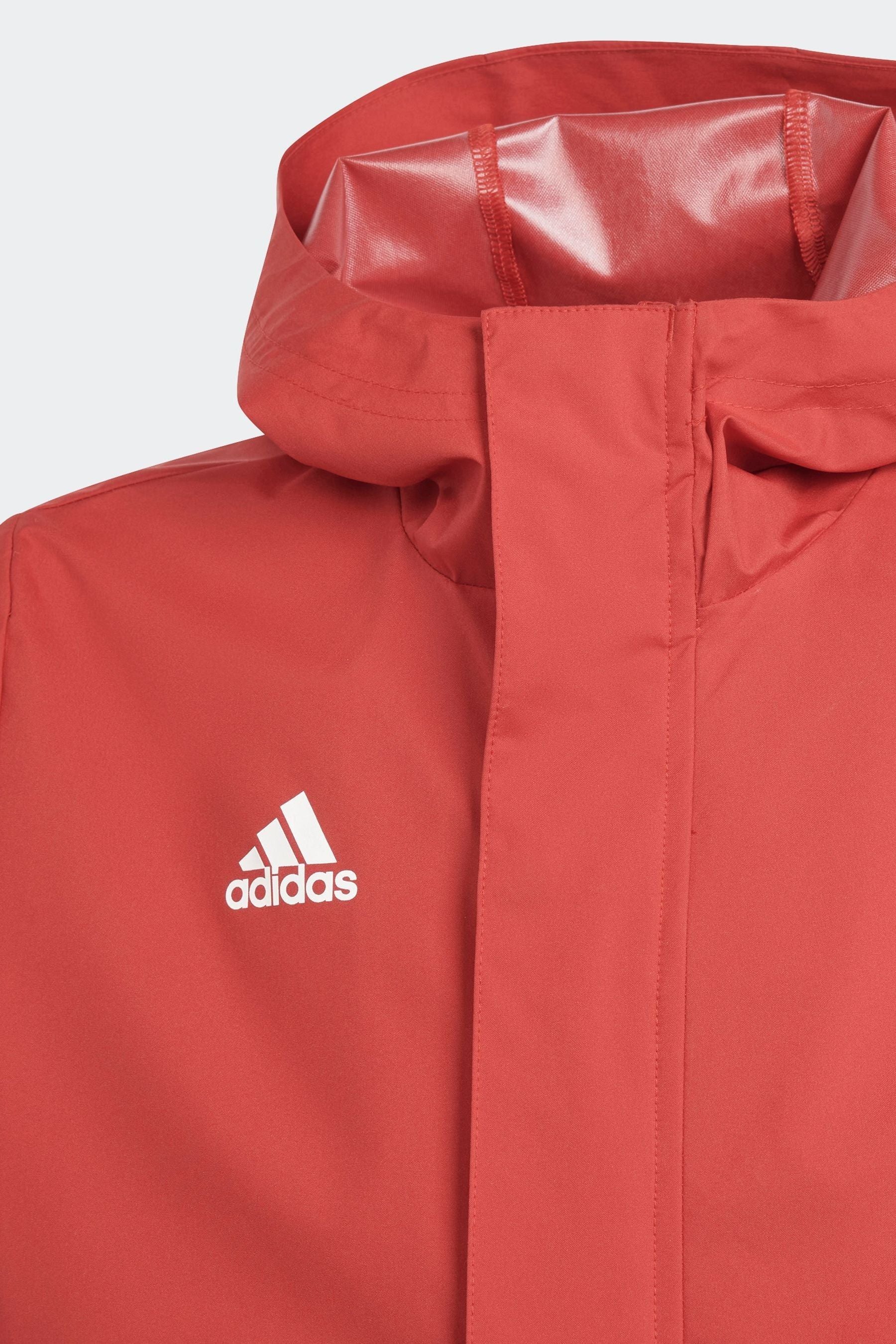 adidas Red Entrada Rain Jacket