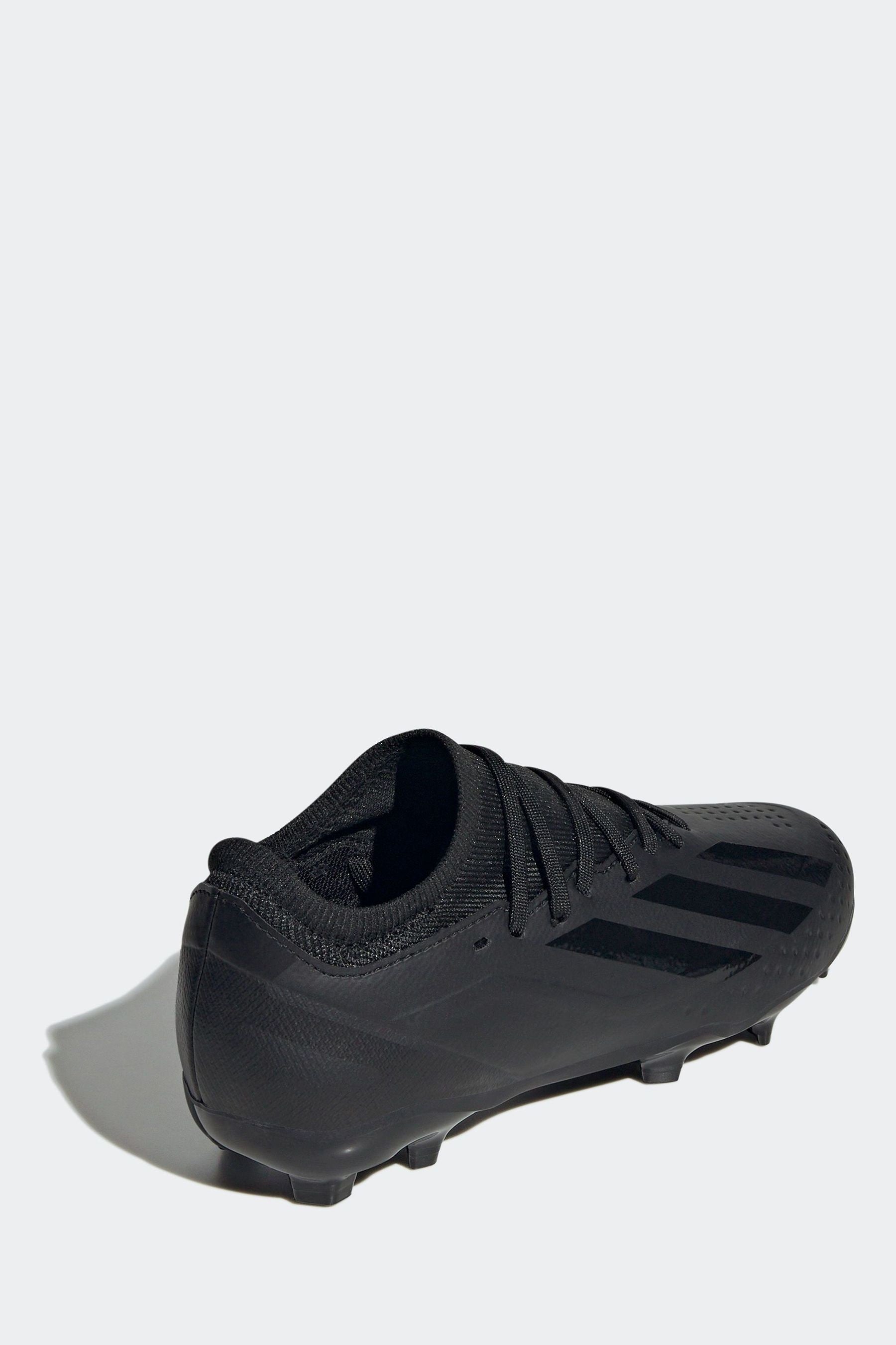 adidas Black Football Performance Kids X Crazyfast.3 Firm Ground Boots