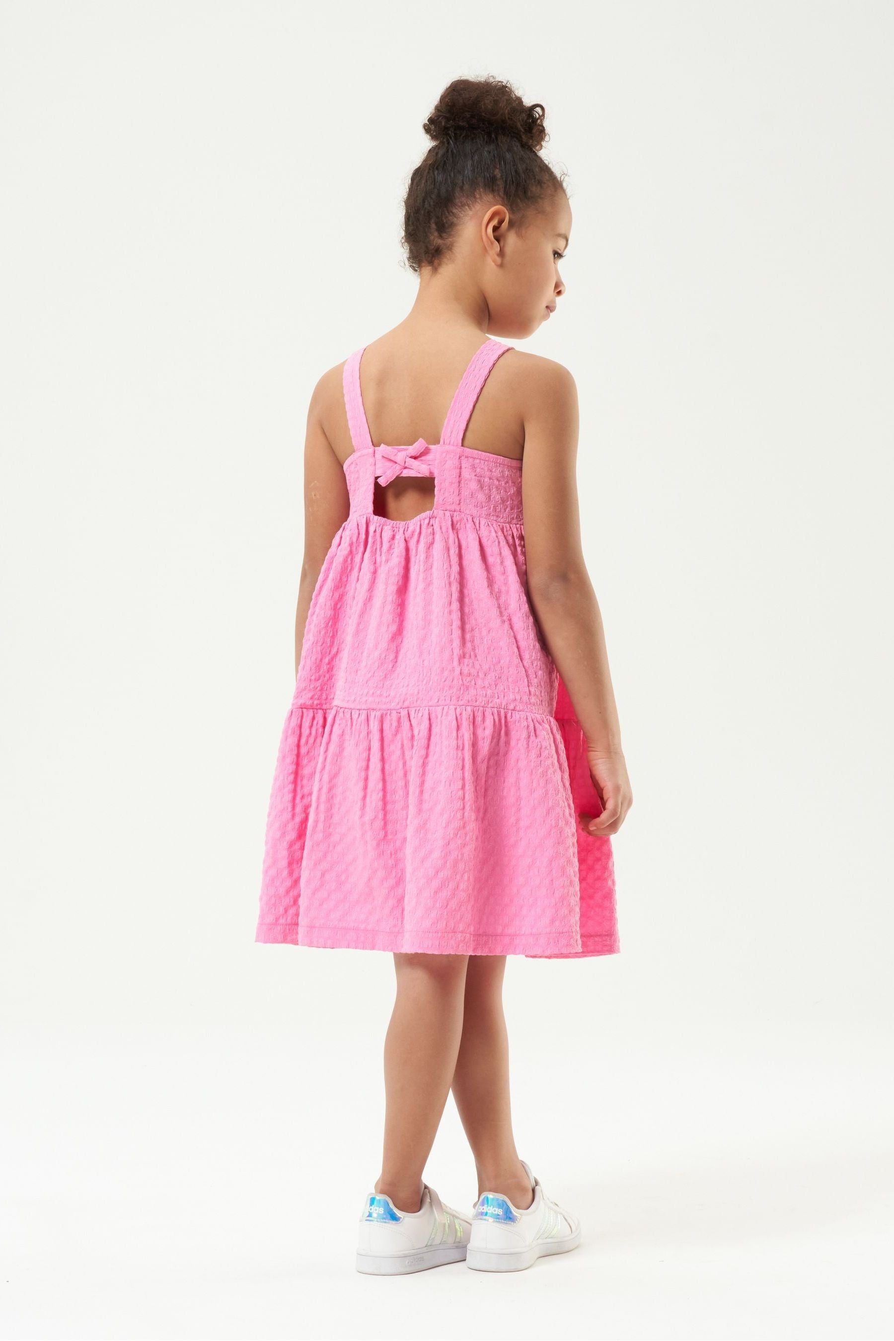 Pink Angel & Rocket Tia Crinkle Sundress