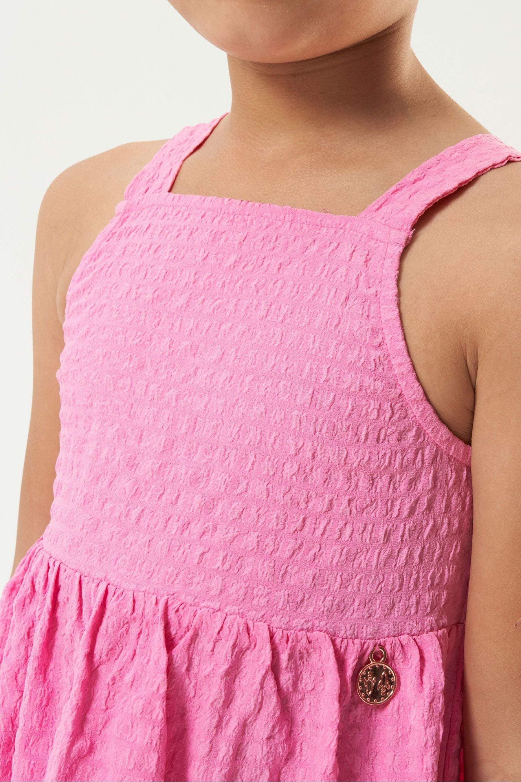 Angel & Rocket Pink Tia Crinkle Sundress