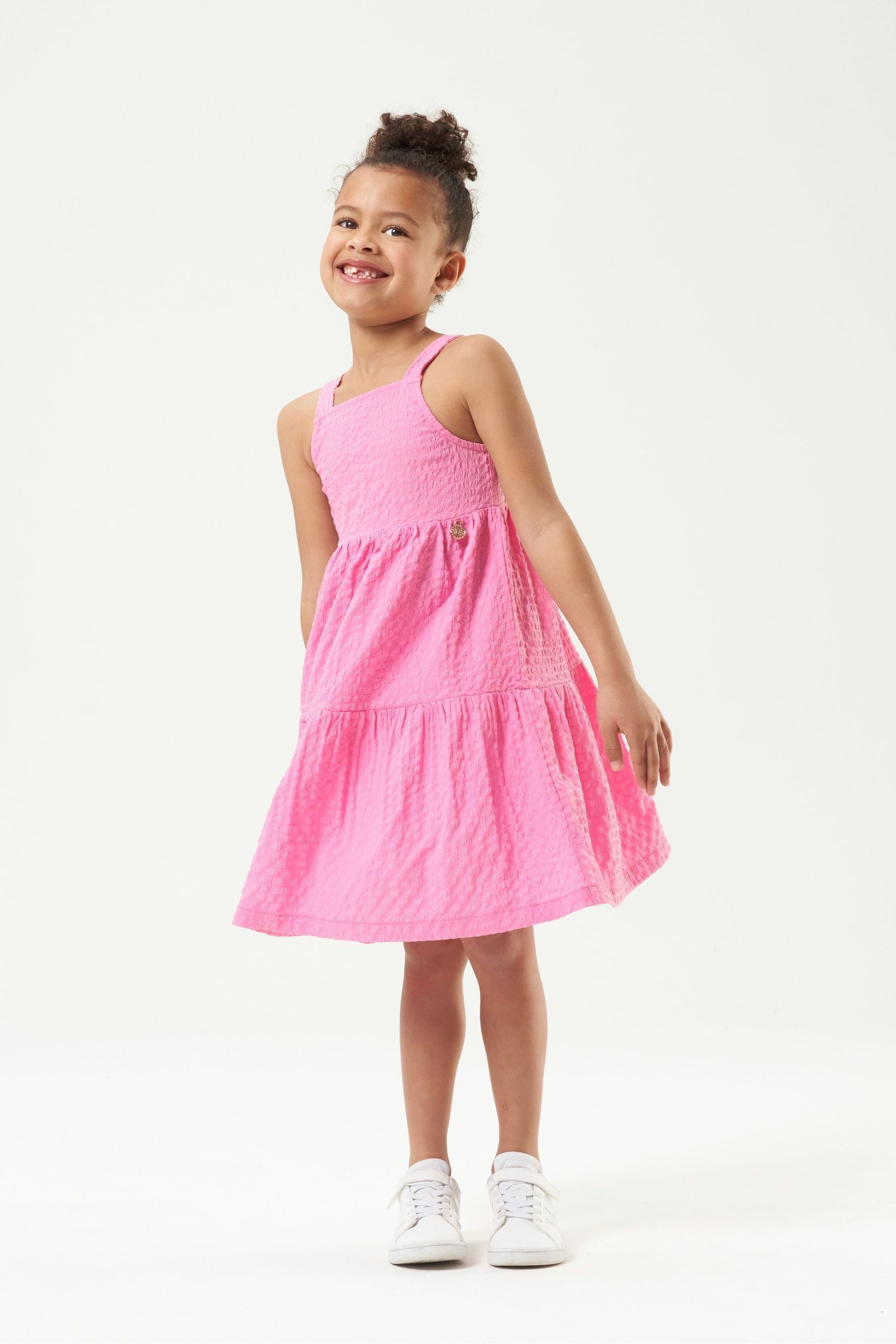 Angel & Rocket Pink Tia Crinkle Sundress