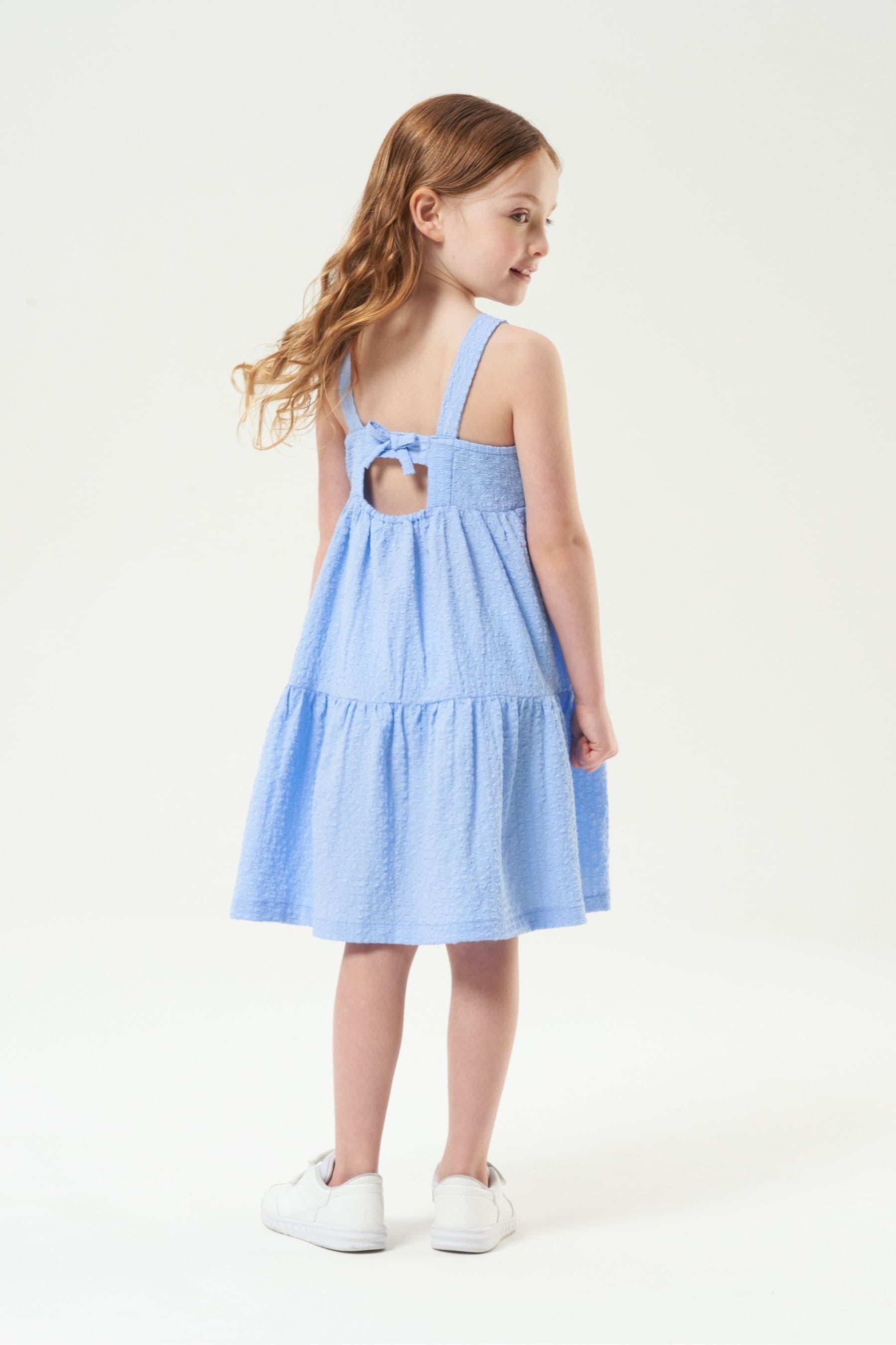 Angel & Rocket Blue Tia Crinkle Sundress