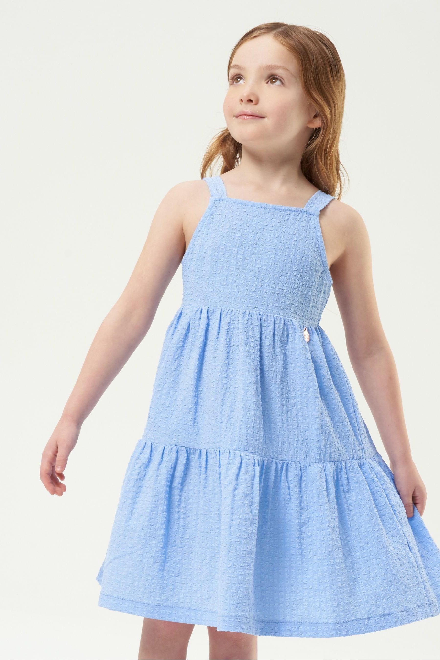 Angel & Rocket Blue Tia Crinkle Sundress